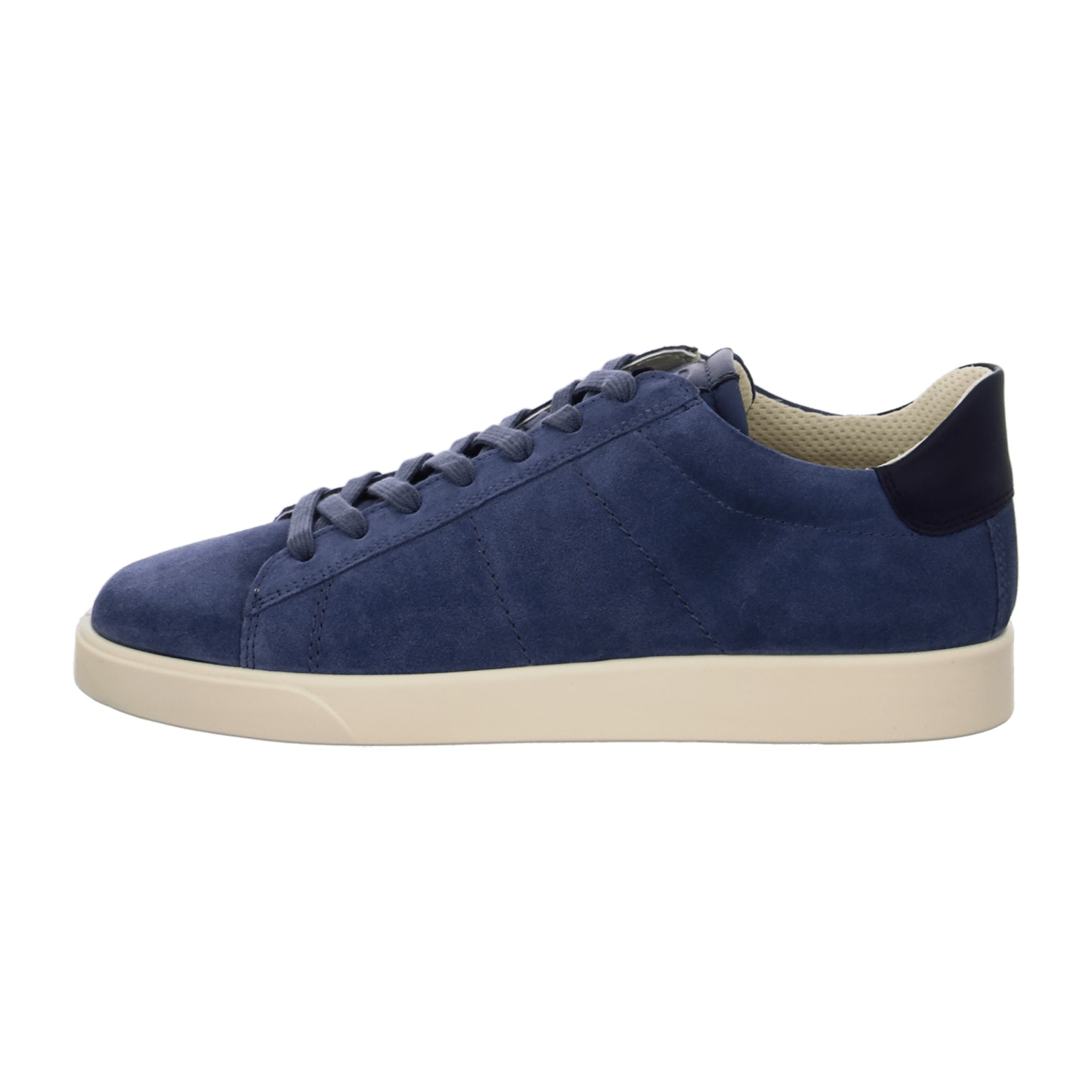 Ecco 521304 Men's Stylish Blue Leather Shoes - Comfort & Durability