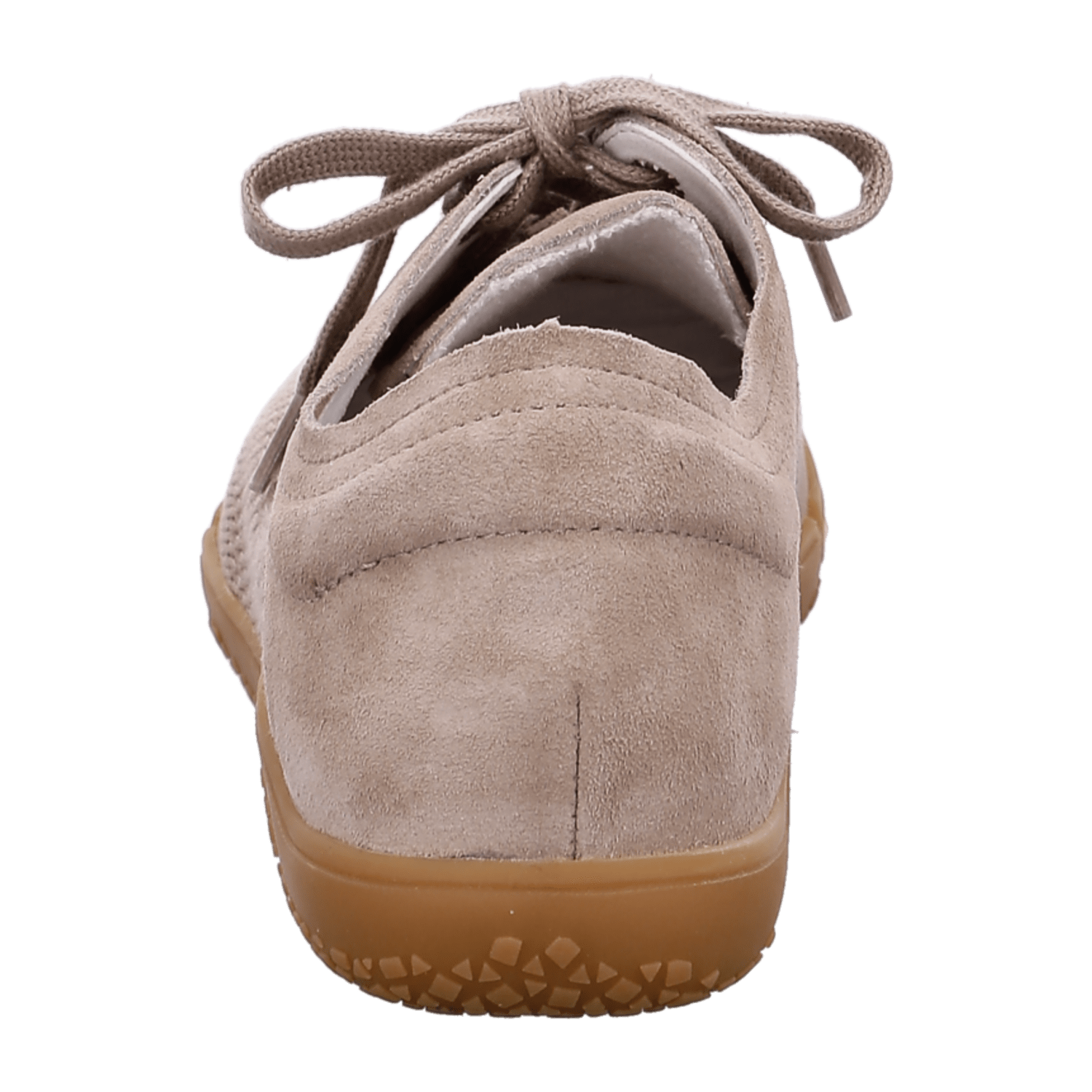 ARA Nature Sneaker for Women - Beige Suede and Textile Lace-Up with Rubber Sole