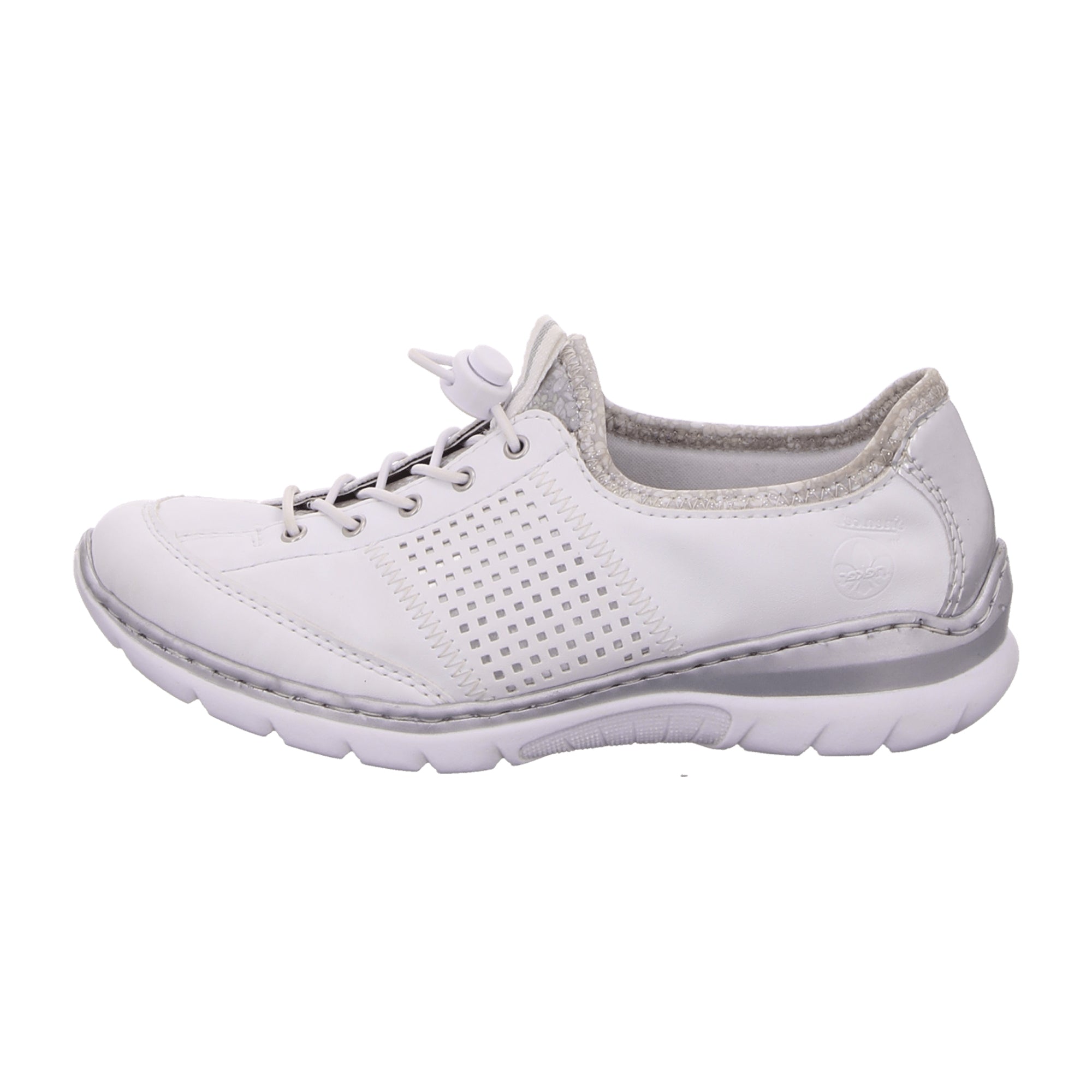 Rieker Comfortable Lace-Up Shoes for Women in White