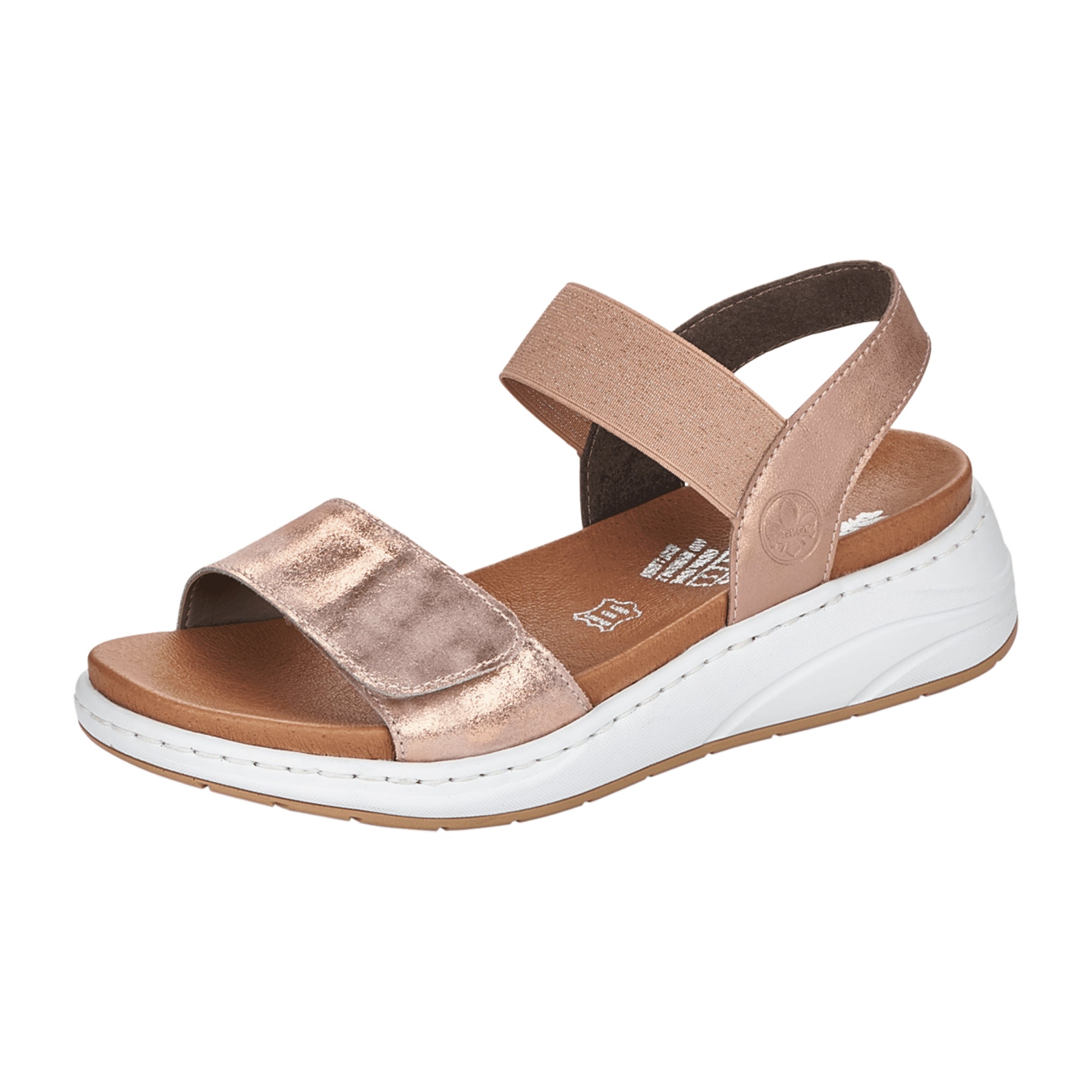 Rieker FSK Women's Sandals in Pink Comfortable Spring Summer Footwear