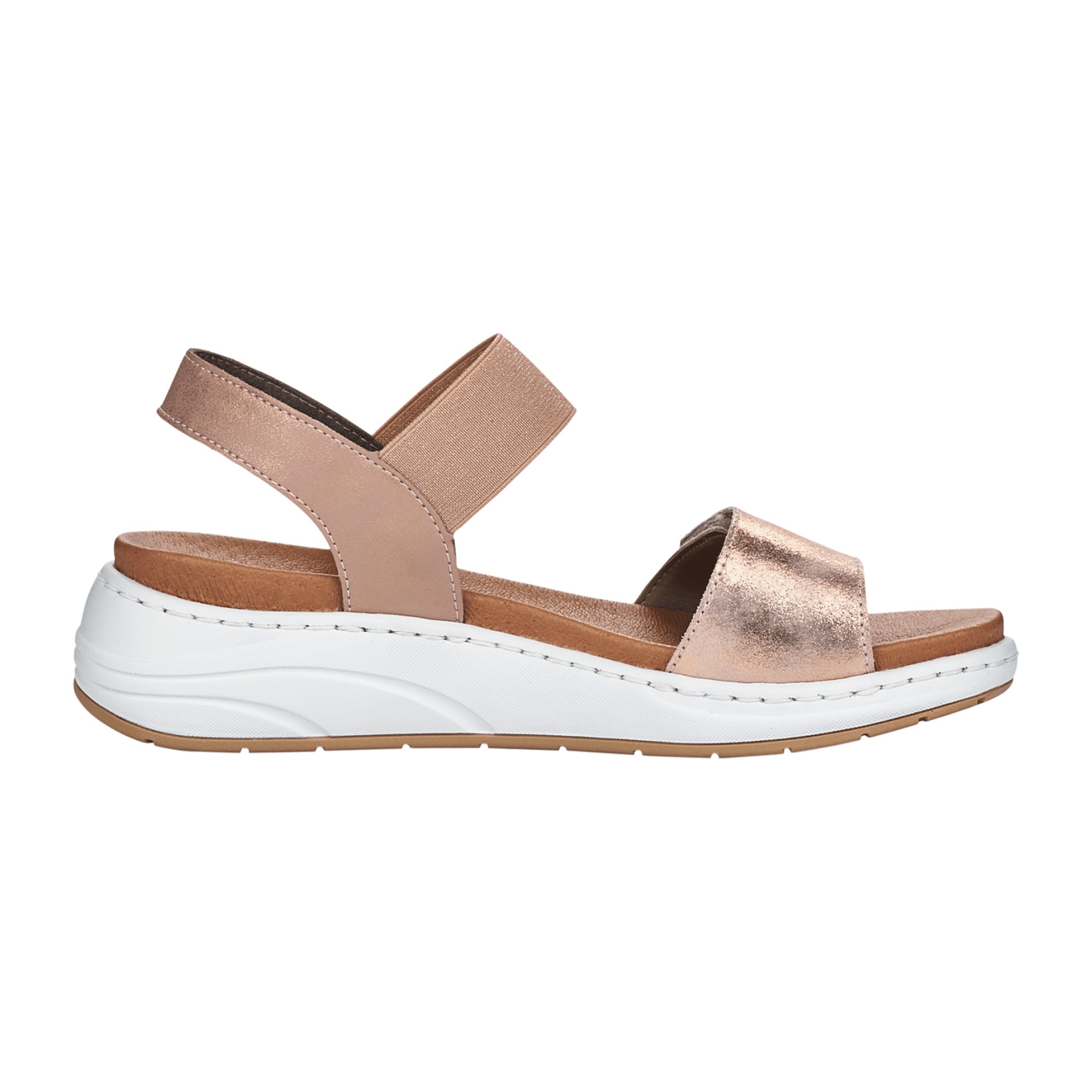 Rieker FSK Women's Sandals in Pink Comfortable Spring Summer Footwear