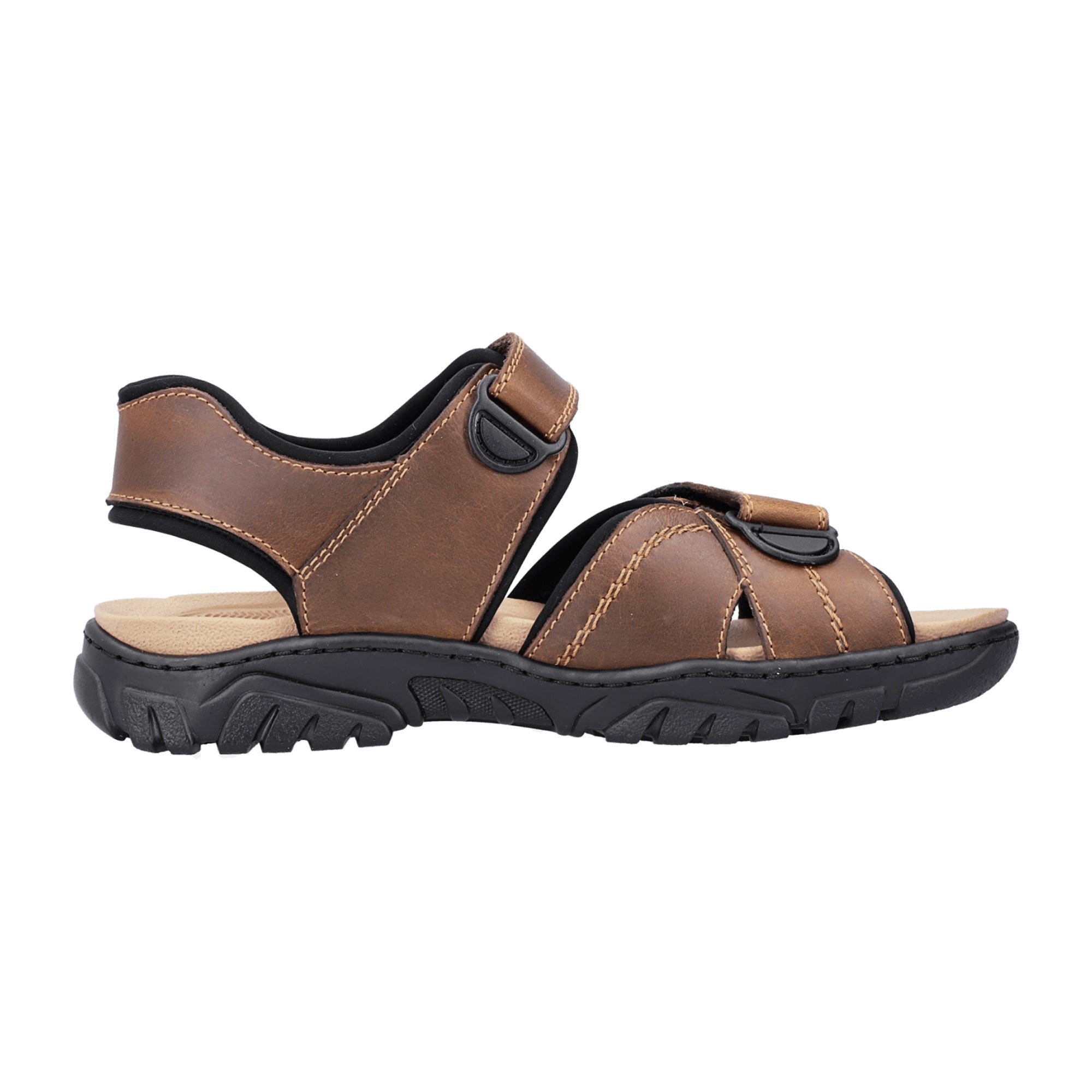 Rieker Men's Brown Sandals Comfortable and Stylish Footwear
