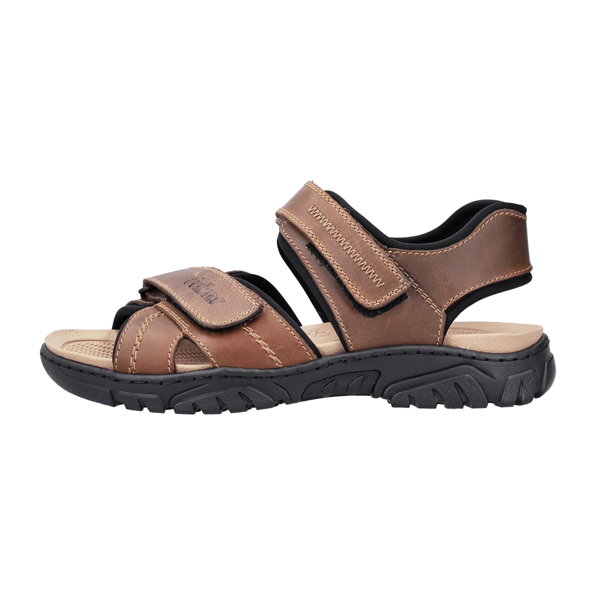 Rieker Men's Brown Sandals Comfortable and Stylish Footwear