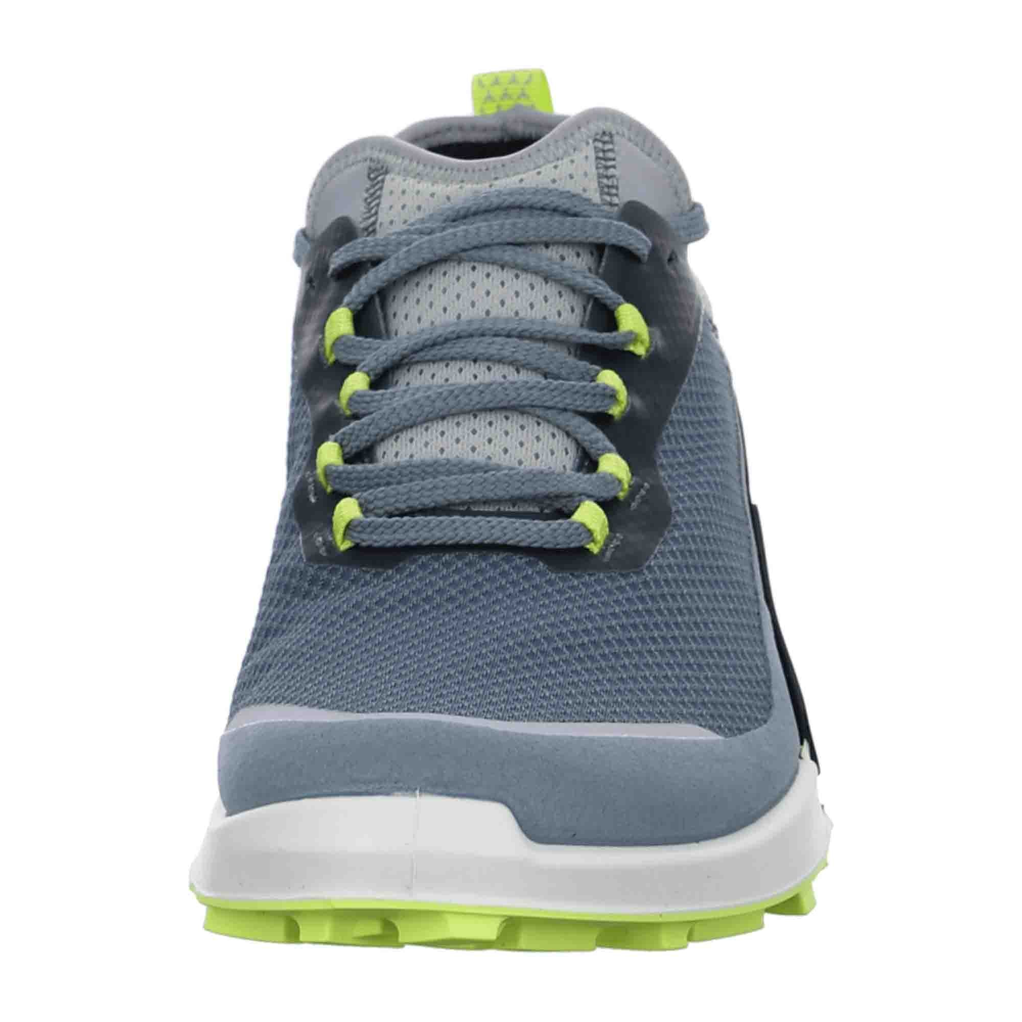 Ecco Men's Outdoor Blue Shoes - Durable & Stylish Hiking Footwear