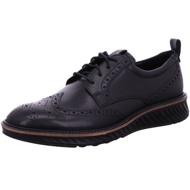 Ecco elegant lace-up shoes for men black - Bartel-Shop
