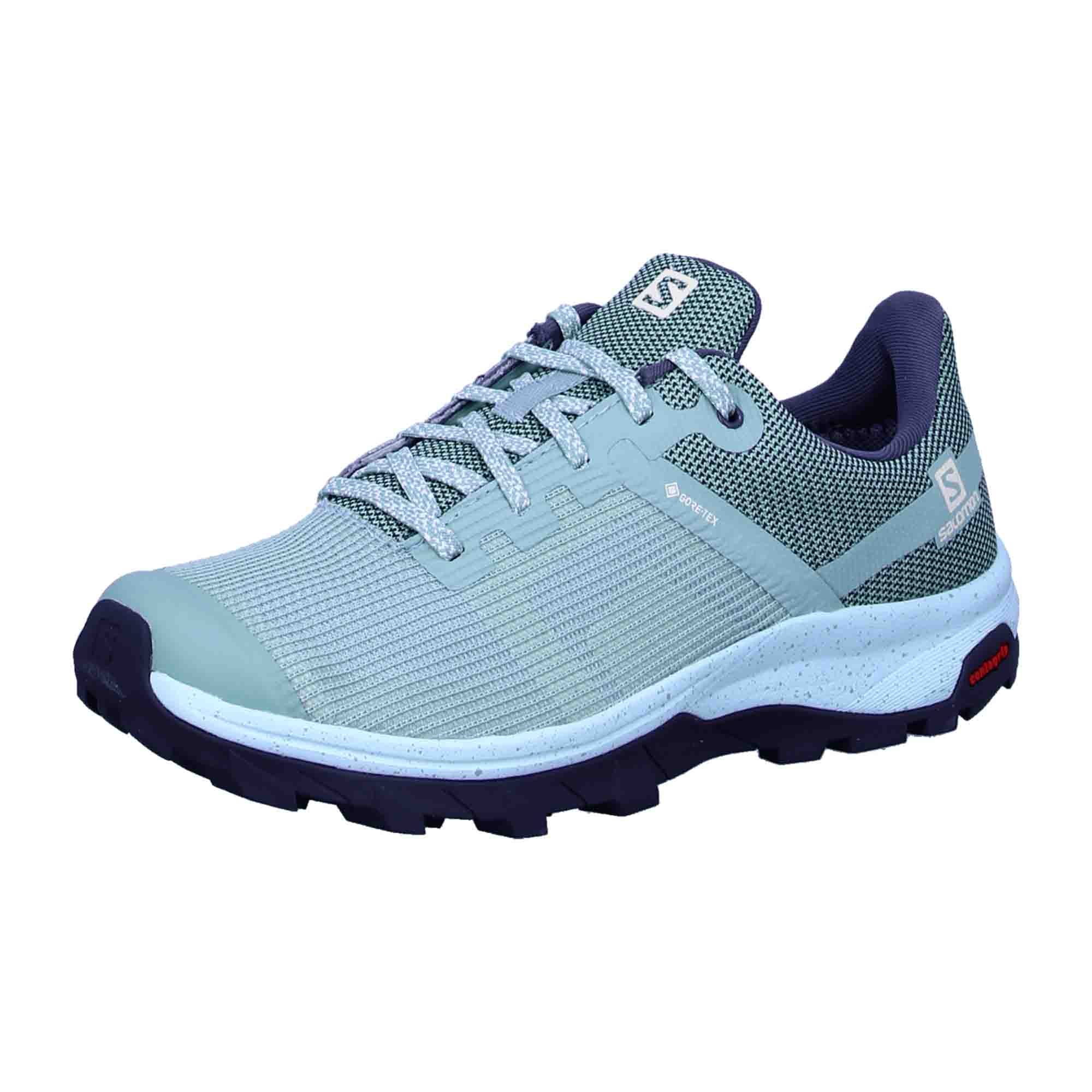 Salomon OUTline Prism GTX W Granite for women, turquoise, shoes