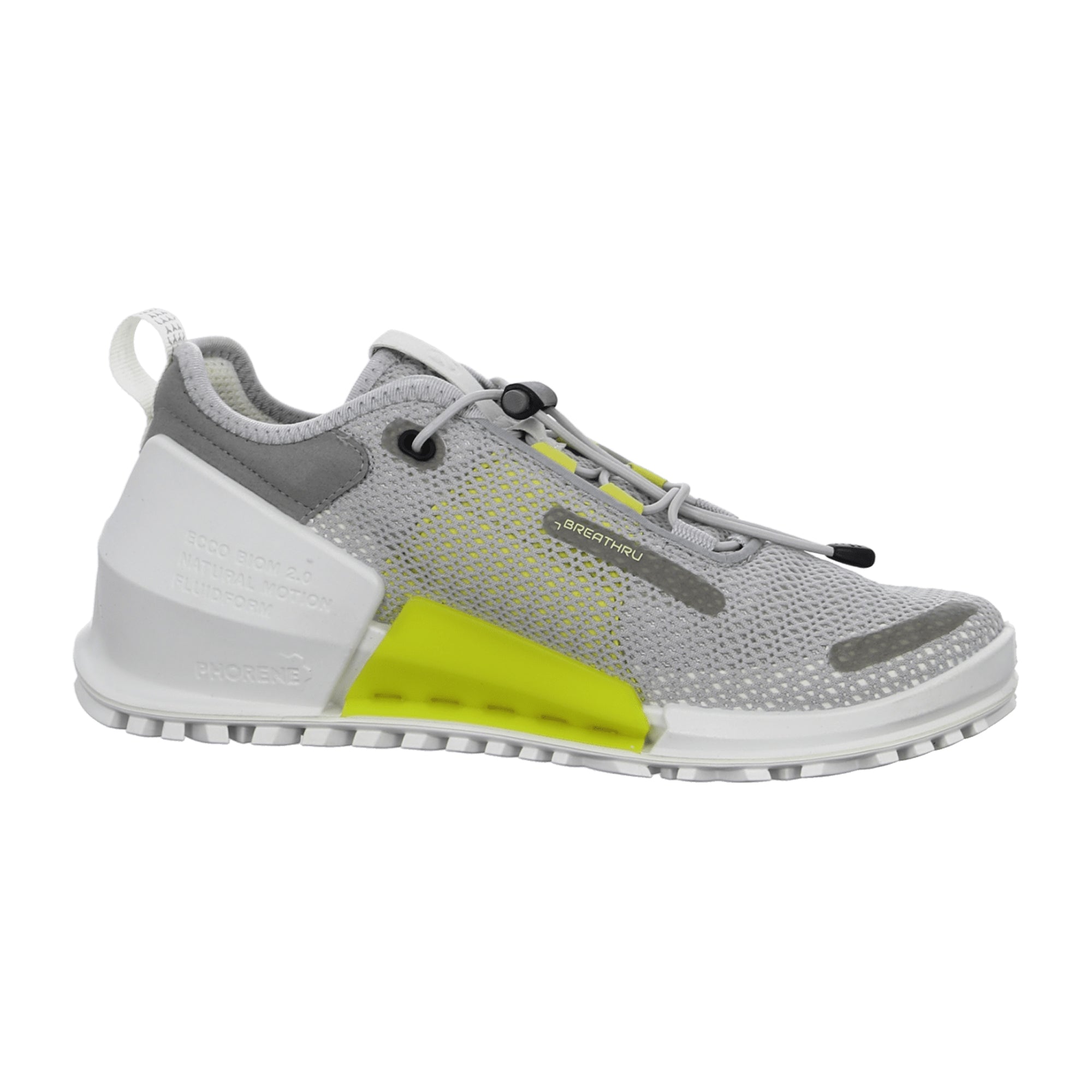 Ecco Biom Sport Women's Shoes - Grey and Yellow Durable Sneakers for Active Lifestyles