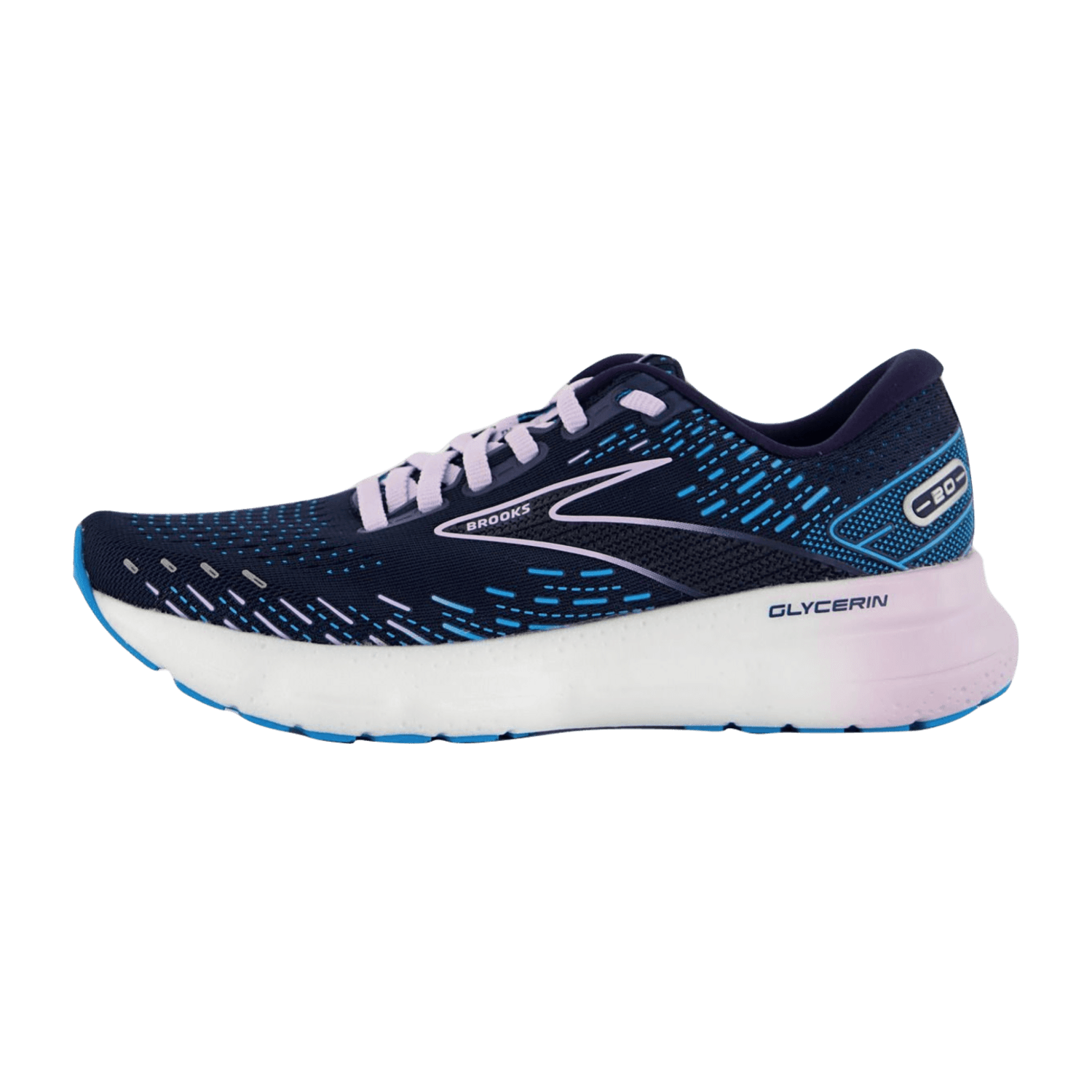 Brooks Glycerin 20 Women Blue Running Shoes Synthetic Textile