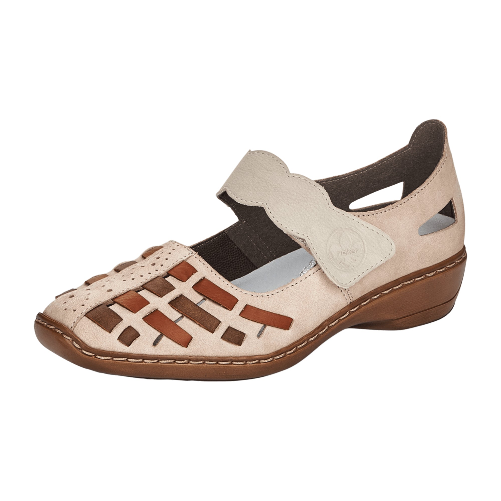 Rieker FSK Women's White Casual Shoes Stylish and Comfortable Design
