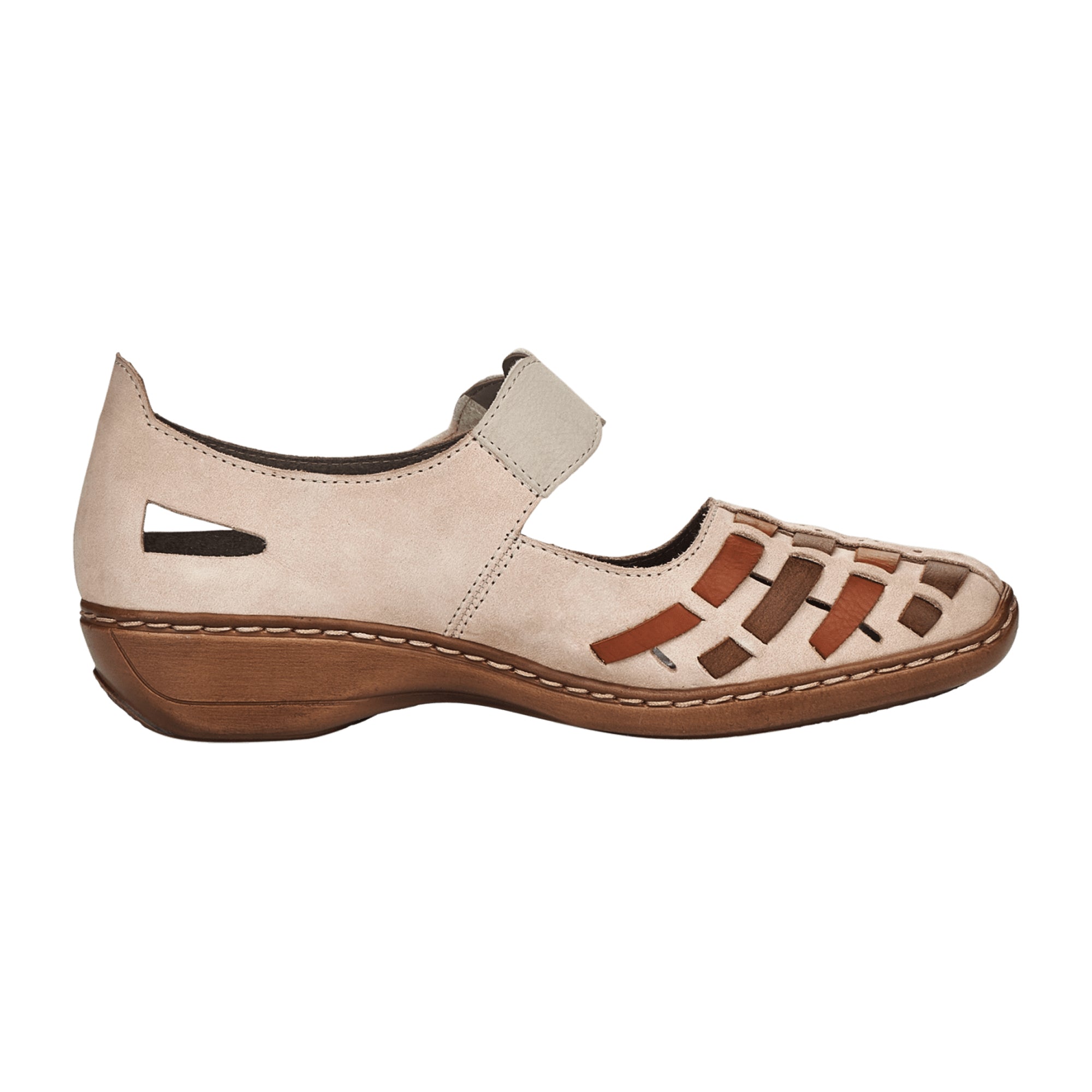 Rieker FSK Women's White Casual Shoes Stylish and Comfortable Design