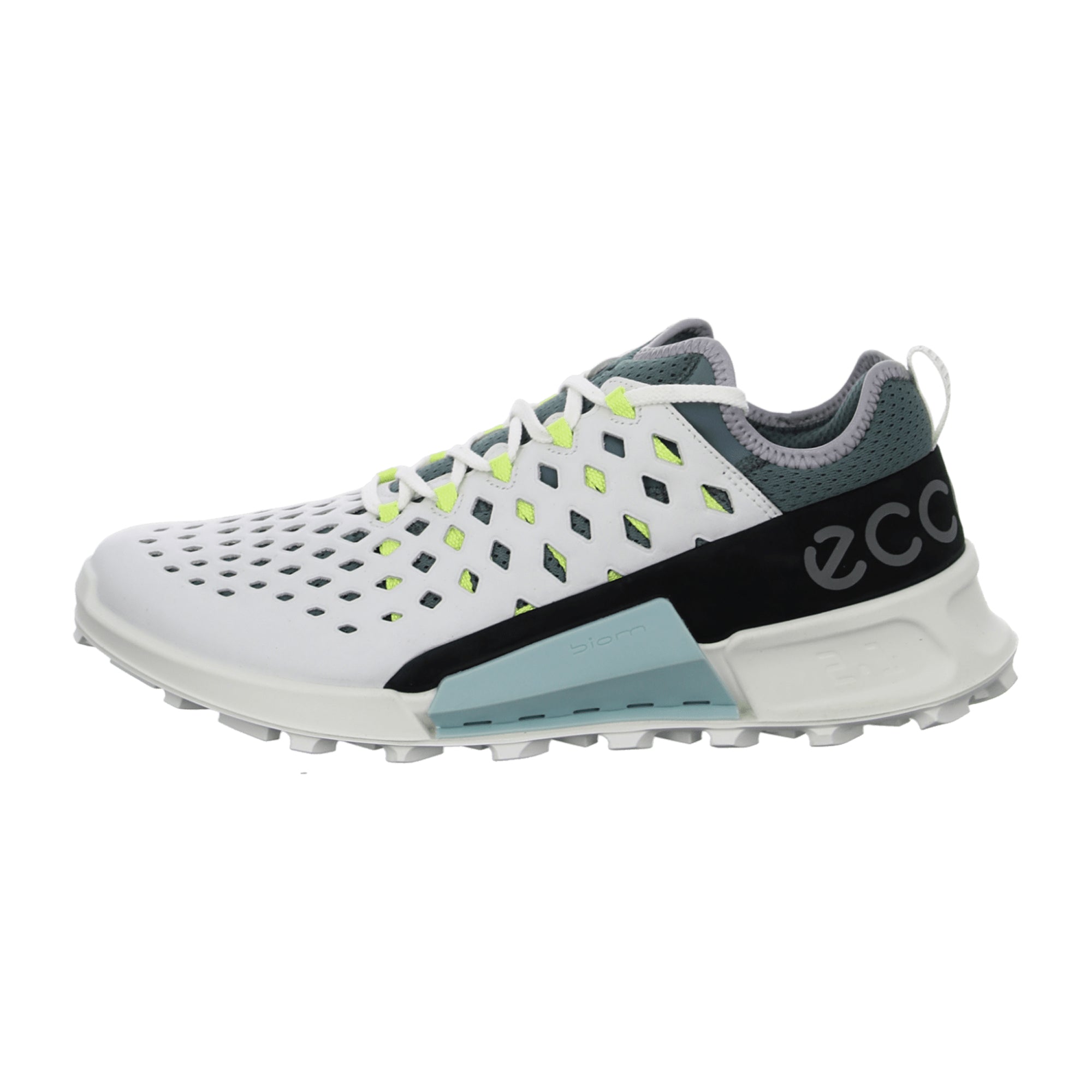 Ecco 822814 Men's White Fashion Sneakers - Durable & Stylish