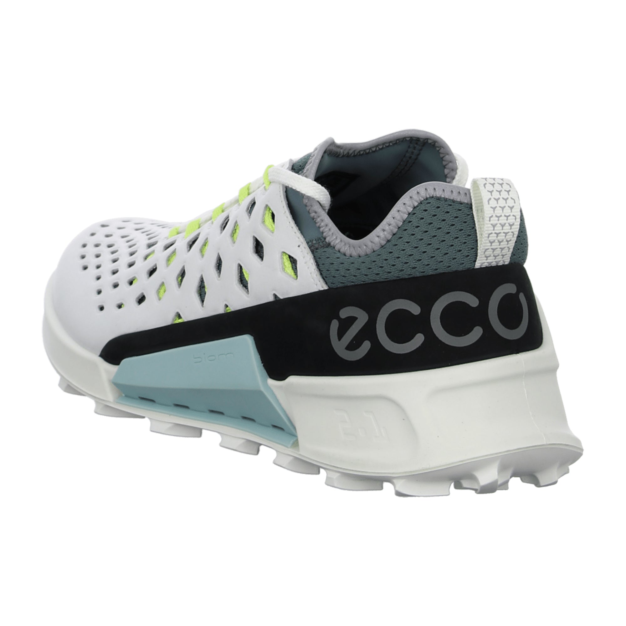 Ecco 822814 Men's White Fashion Sneakers - Durable & Stylish