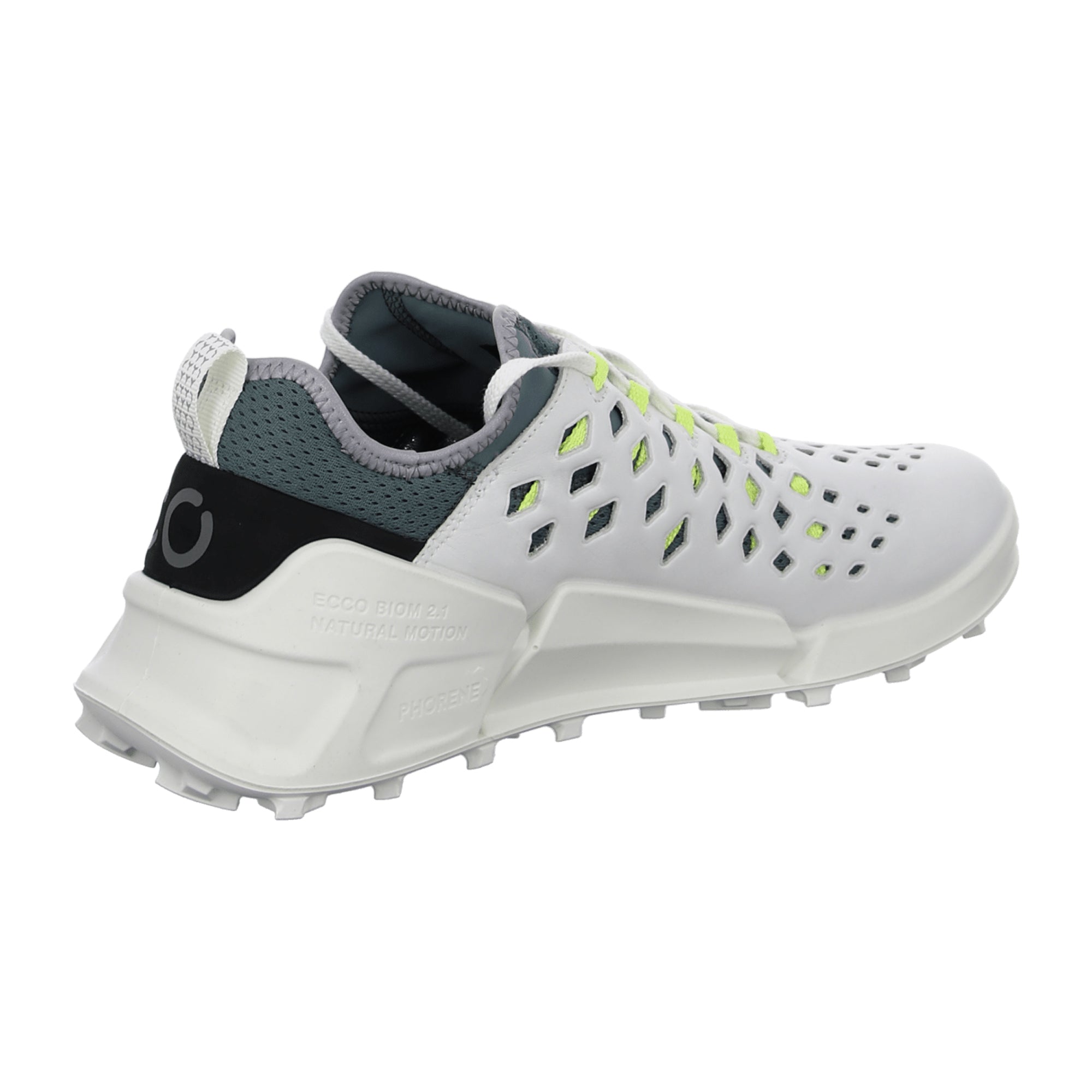Ecco 822814 Men's White Fashion Sneakers - Durable & Stylish