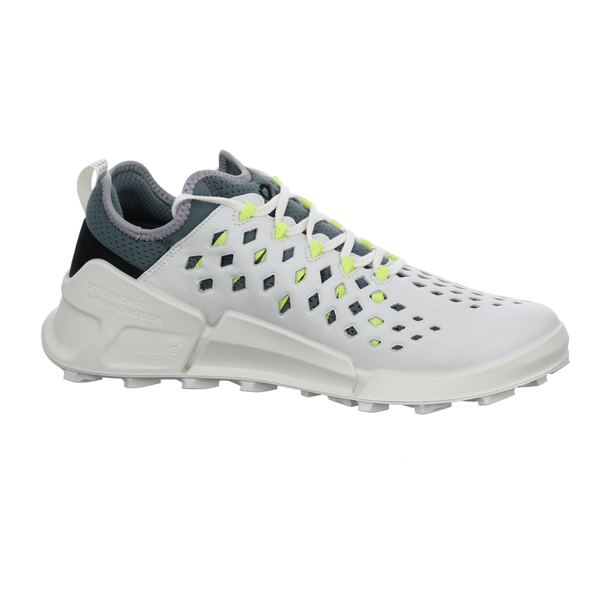 Ecco 822814 Men's White Fashion Sneakers - Durable & Stylish