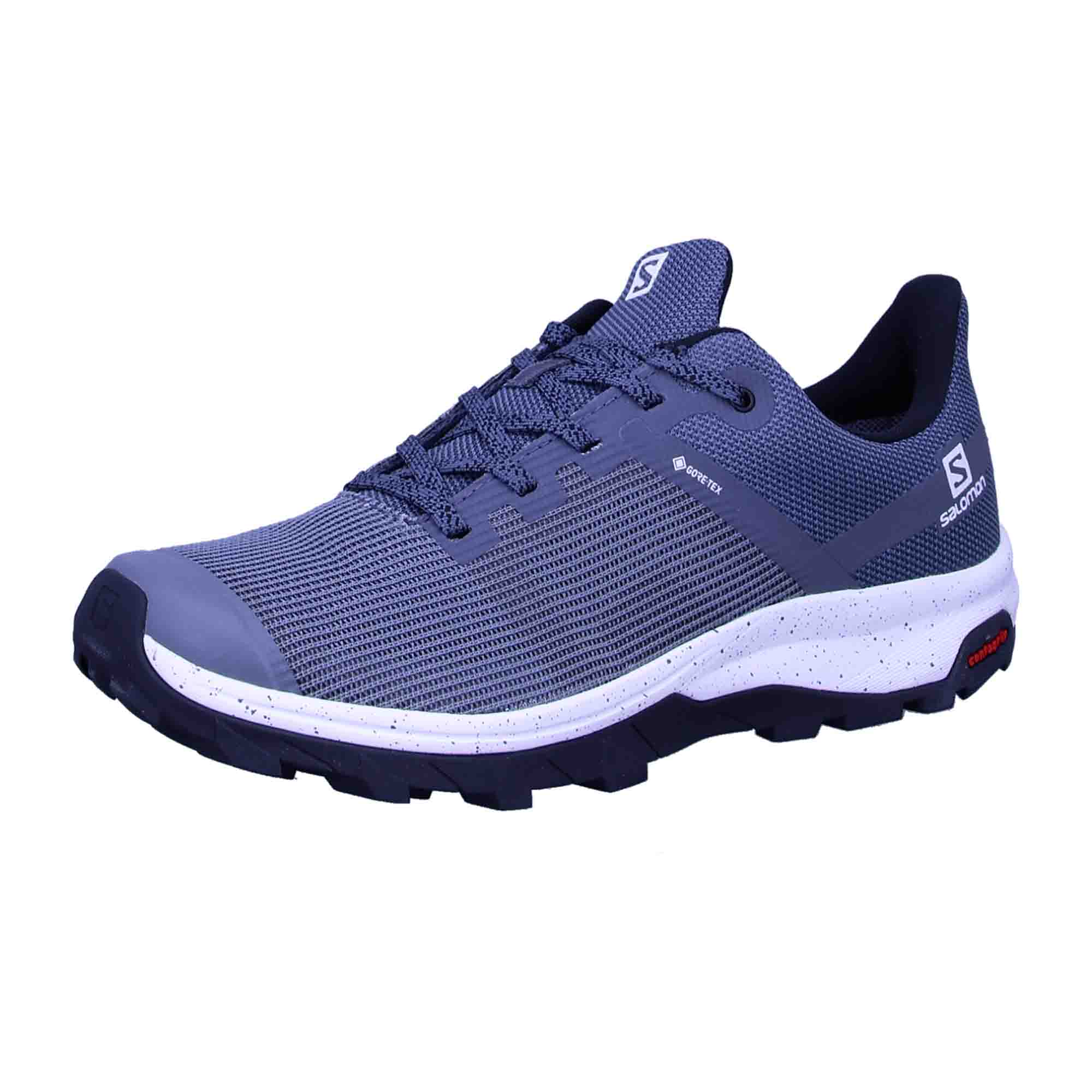 Salomon shoes OUTline Prism GTX StoWea/Wht for men, blue