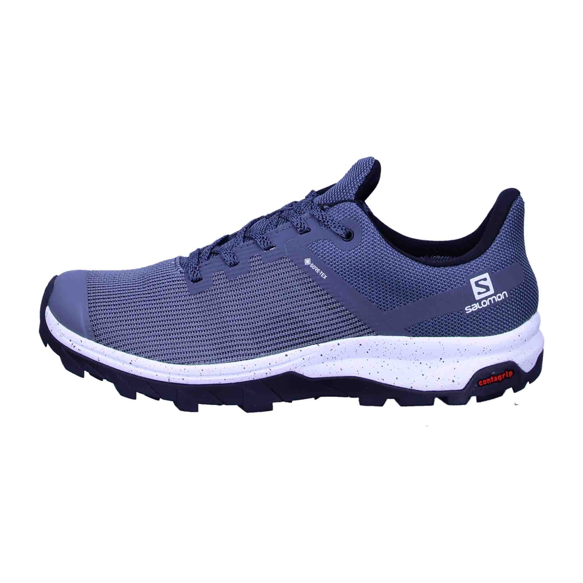 Salomon shoes OUTline Prism GTX StoWea/Wht for men, blue