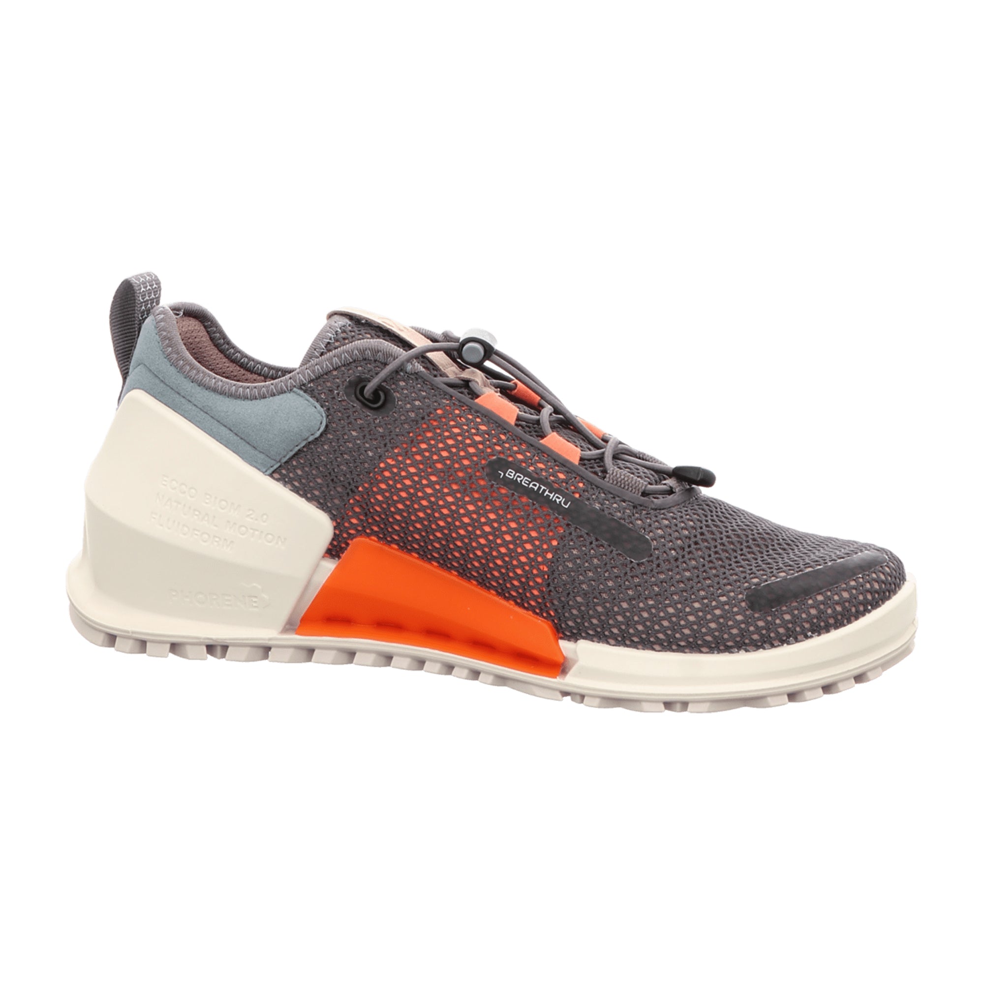 Ecco BIOM 2.0 W Low Breathru Women's Sneakers, Grey - Lightweight & Breathable