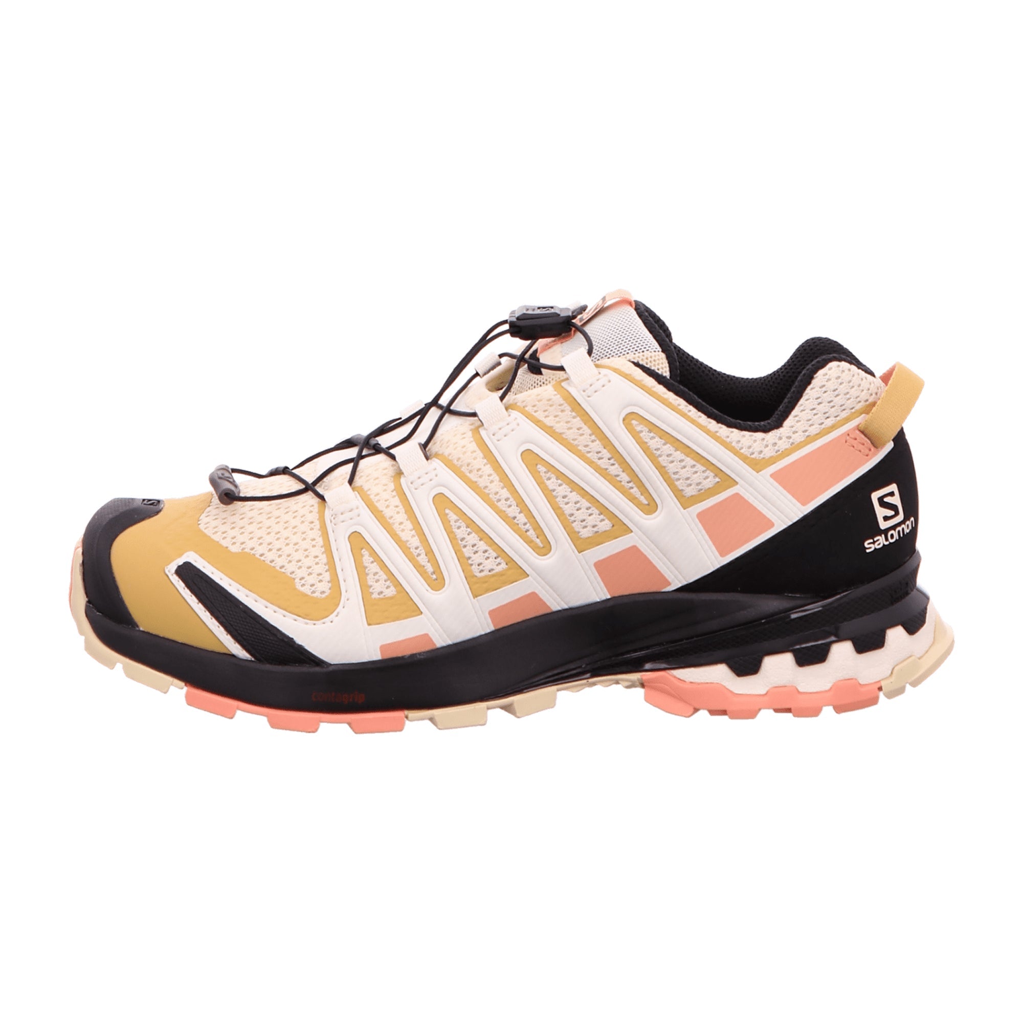 Salomon shoes XA PRO 3D v8 W Frozen D for women, beige - Bartel-Shop