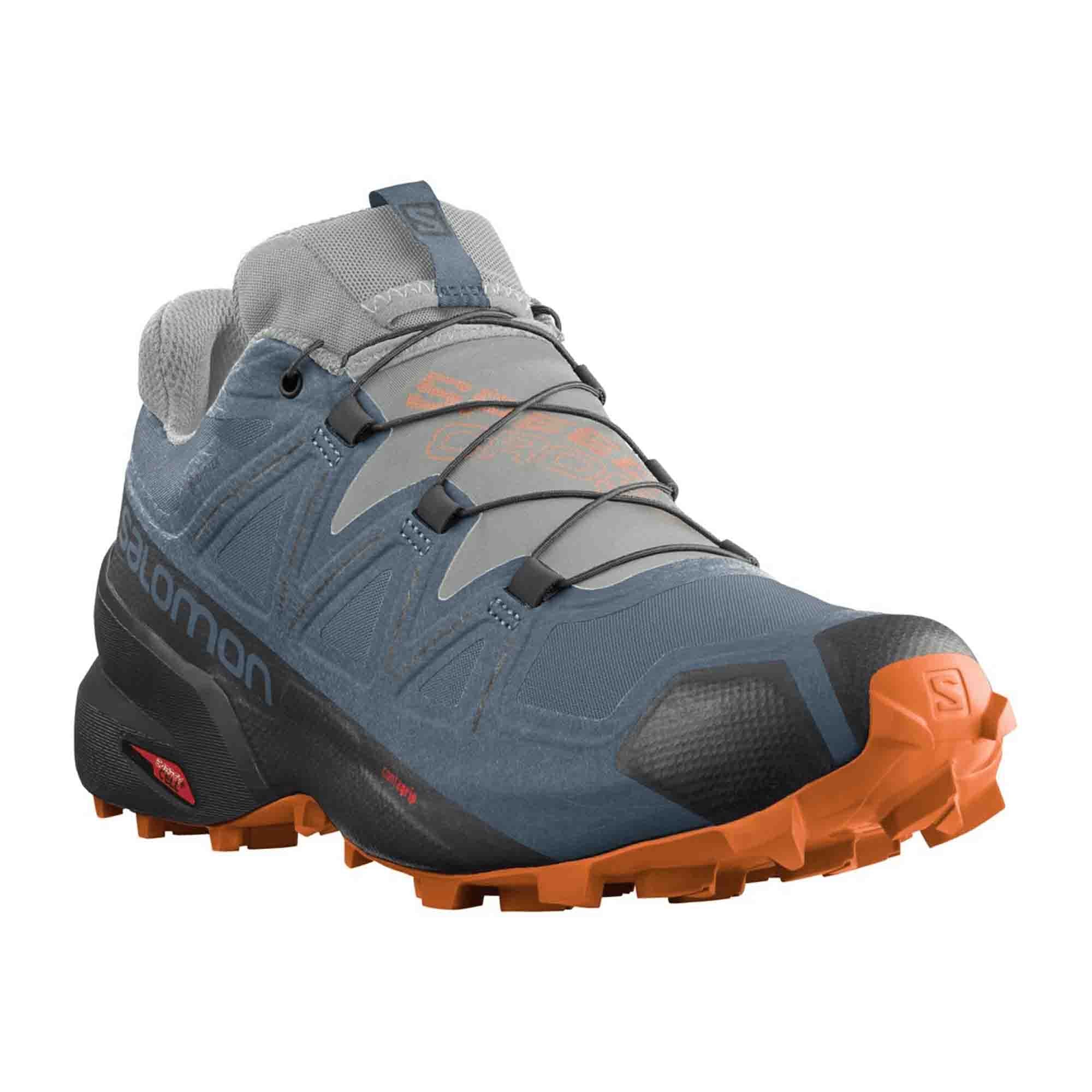 Salomon Speedcross 5 GTX for men, turquoise, shoes