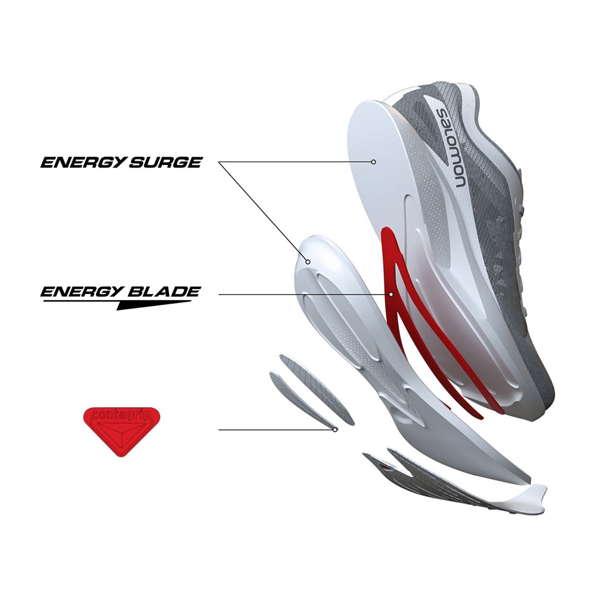 Salomon Phantasm for men, red, shoes