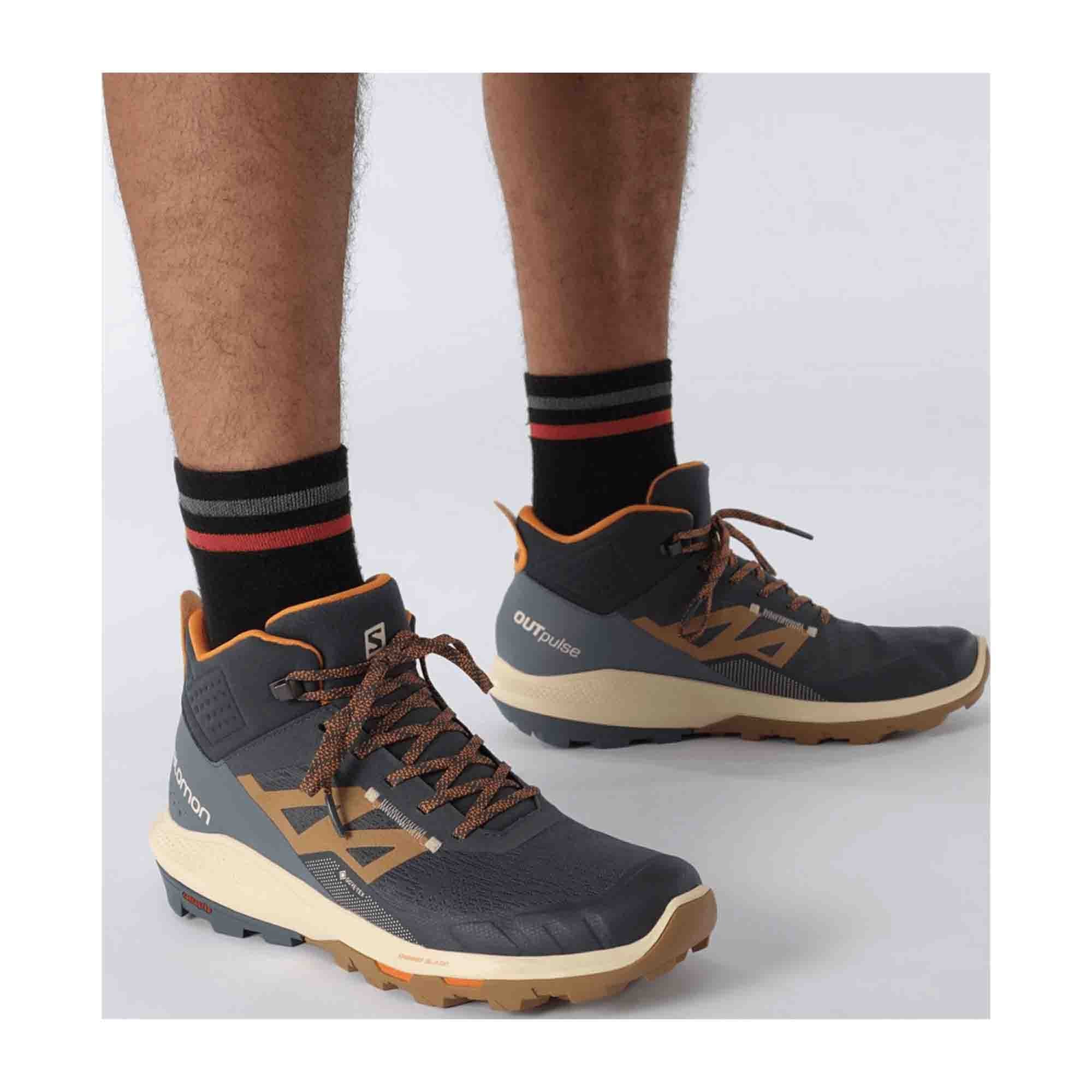 Salomon shoes OUTpulse Mid GTX for men, gray - Bartel-Shop