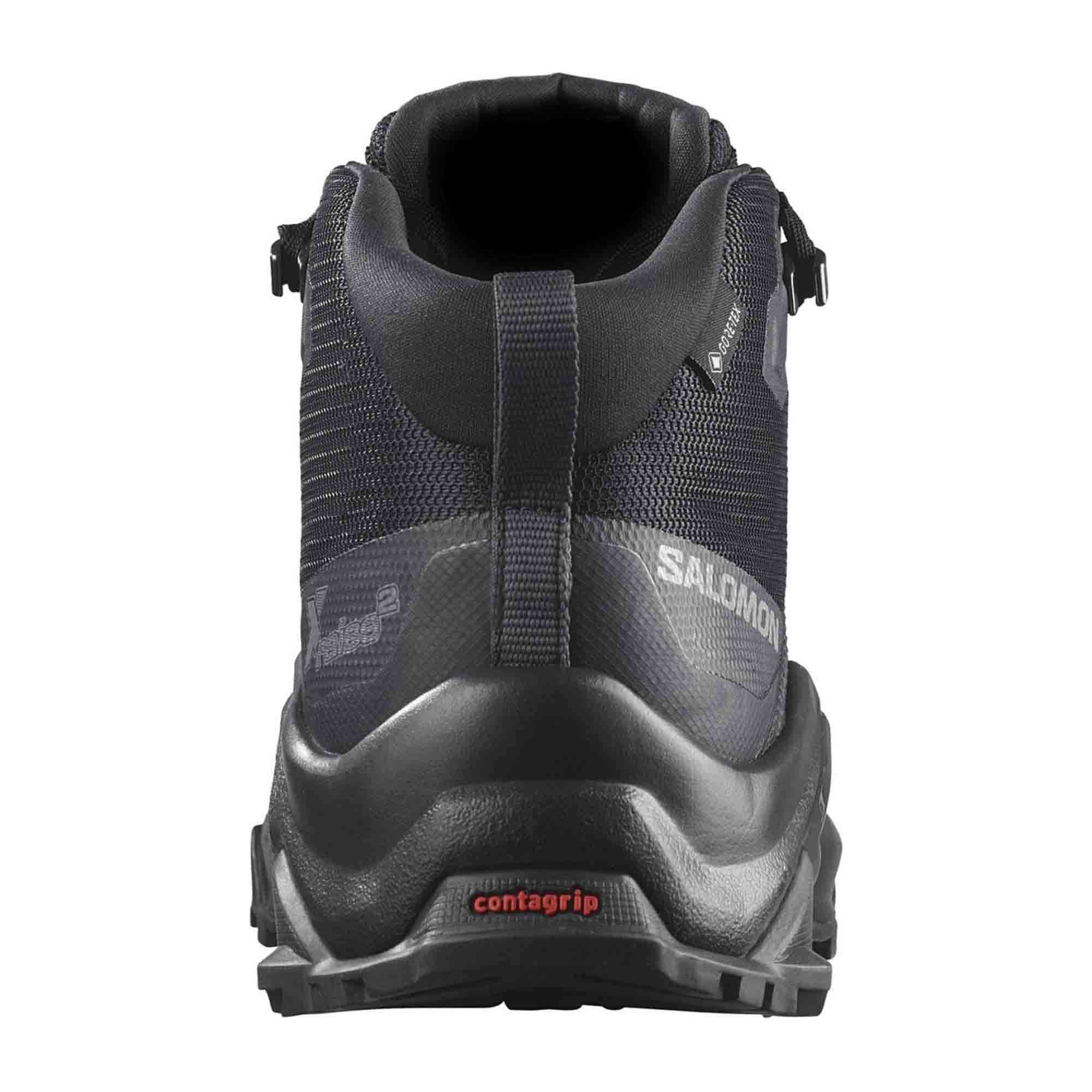 Salomon shoes X RAISE 2 MID GTX Black for men, black