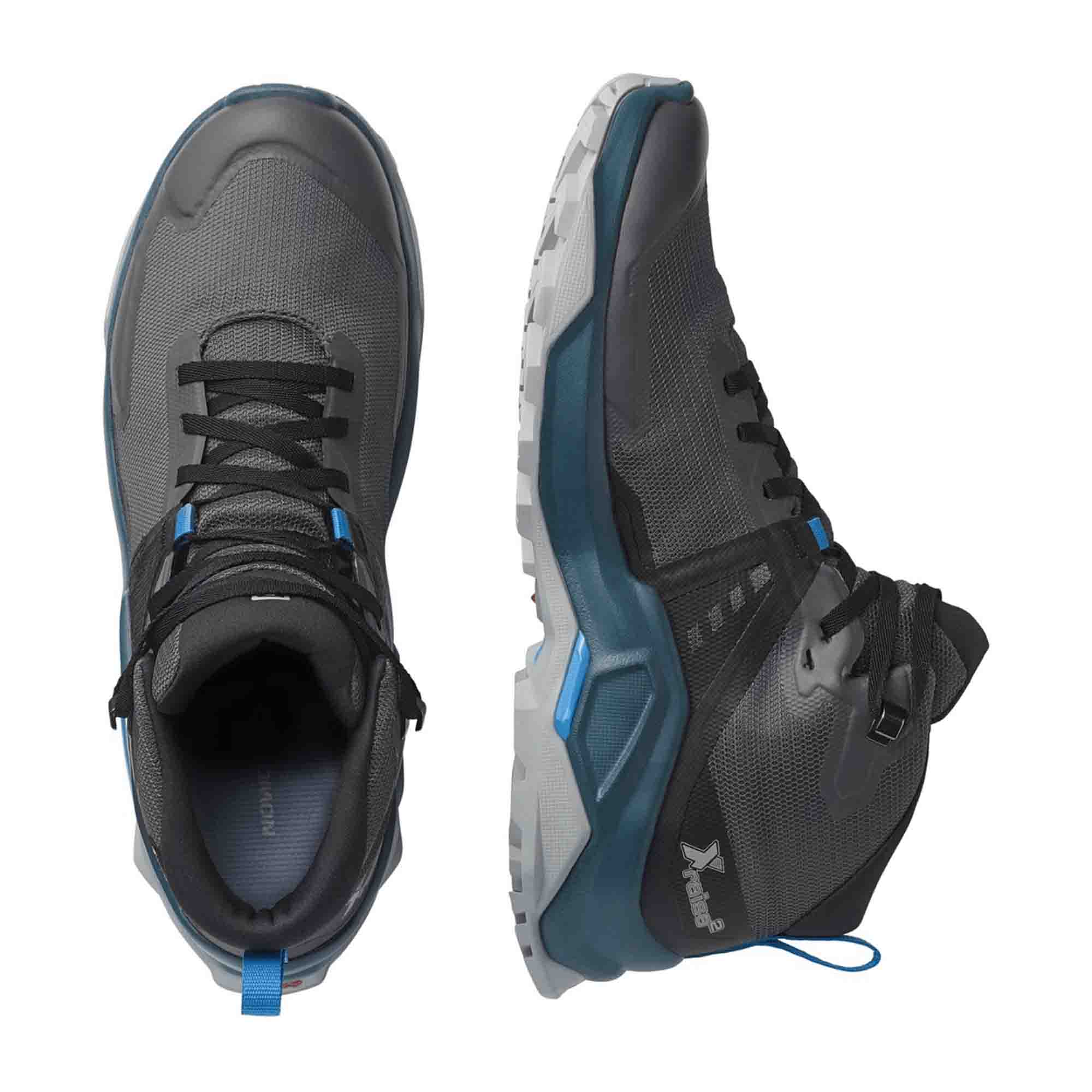 Salomon shoes X RAISE 2 MID GTX Black for men, gray