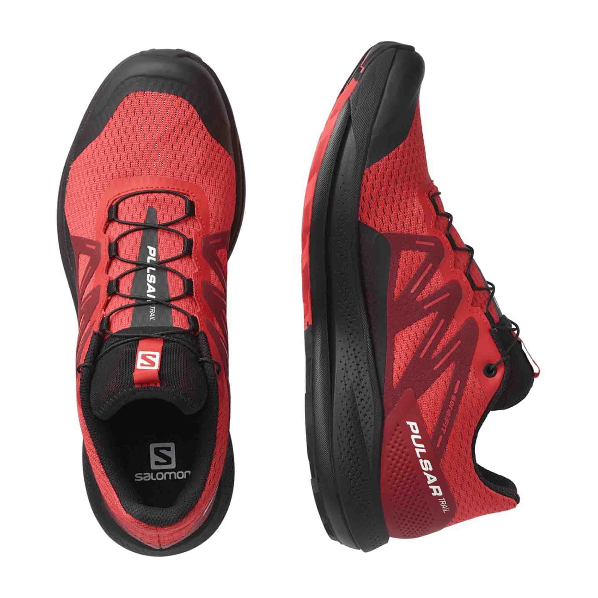 Salomon Pulsar Trail for men, red, shoes