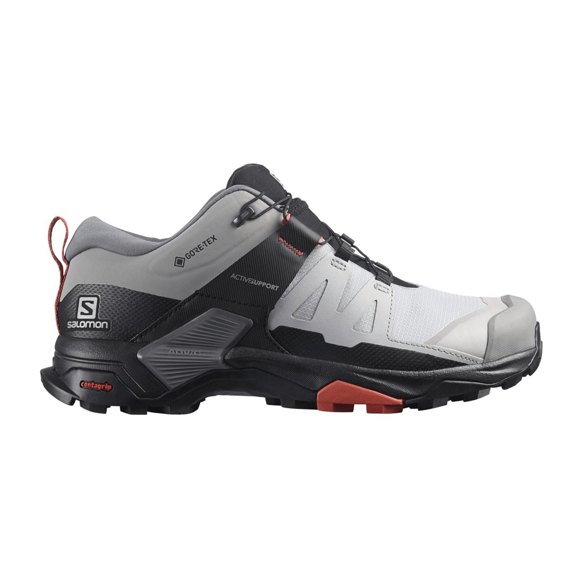 Salomon X Ultra 4 GTX Wide for women, silver, shoes