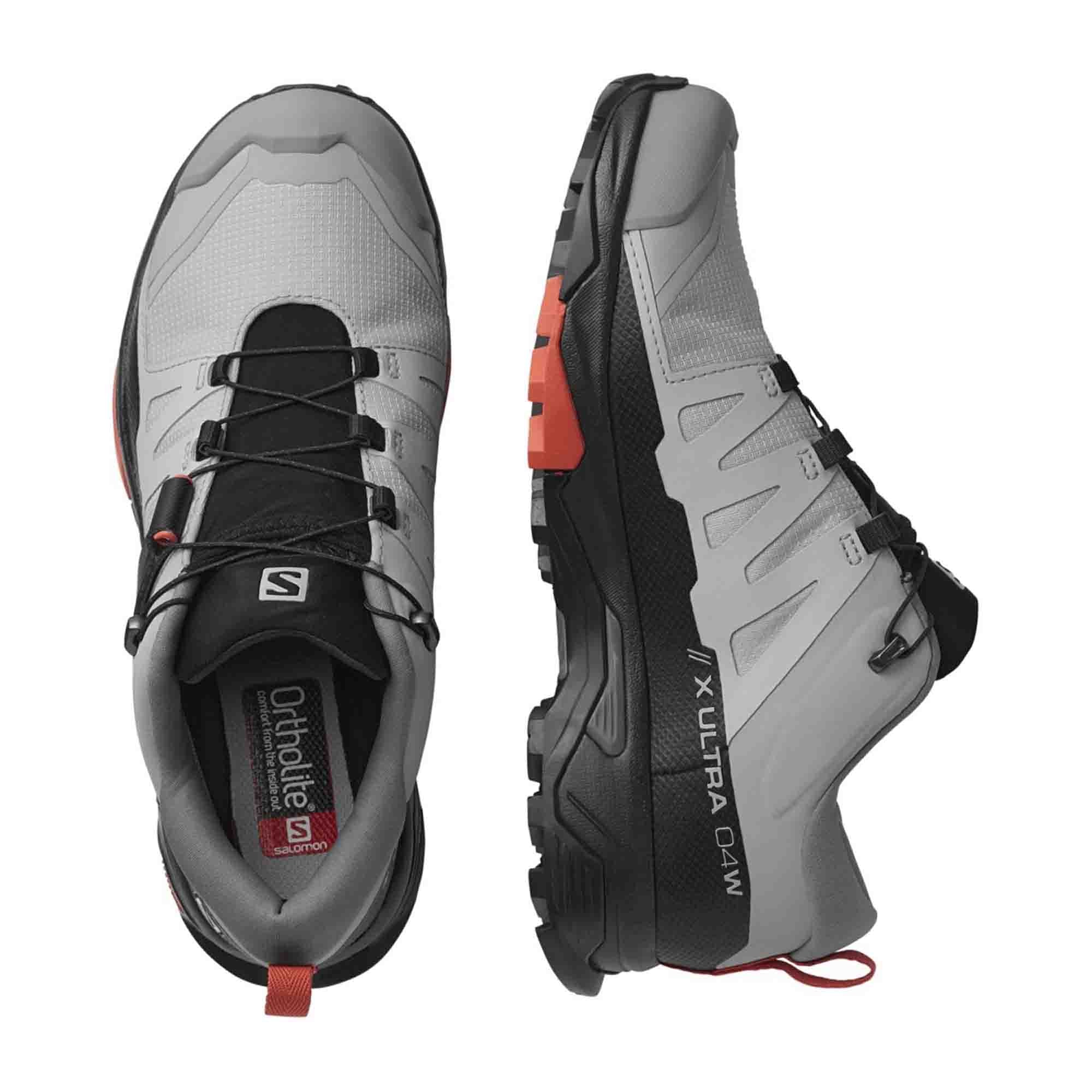 Salomon X Ultra 4 GTX Wide for women, silver, shoes