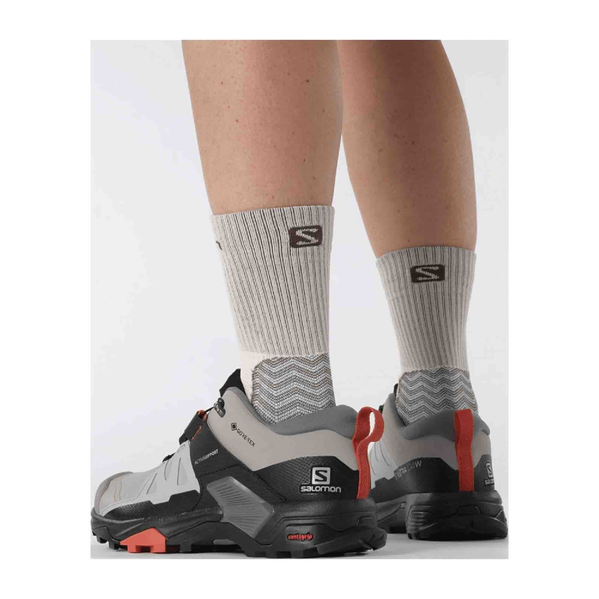 Salomon X Ultra 4 GTX Wide for women, silver, shoes