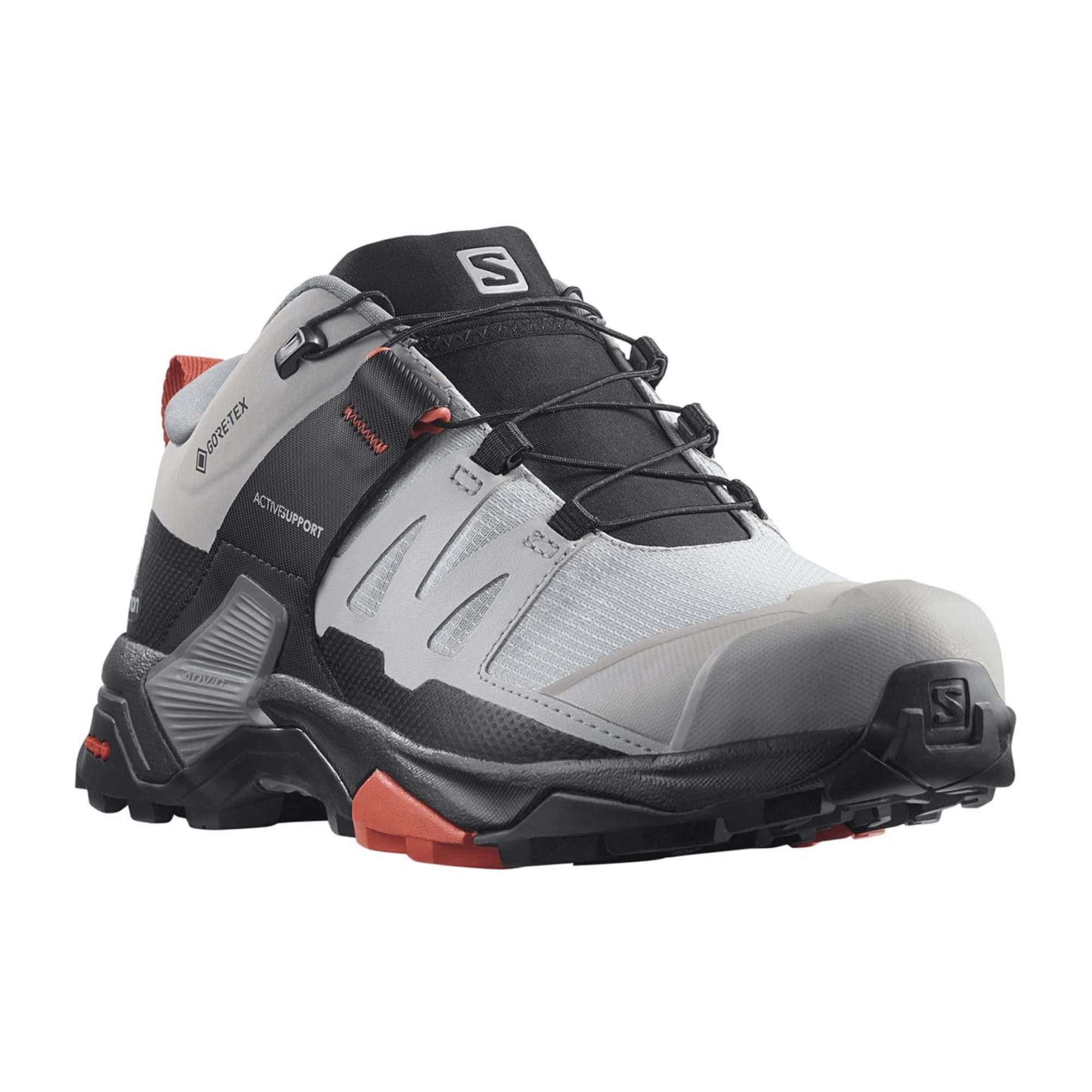 Salomon X Ultra 4 GTX Wide for women, silver, shoes