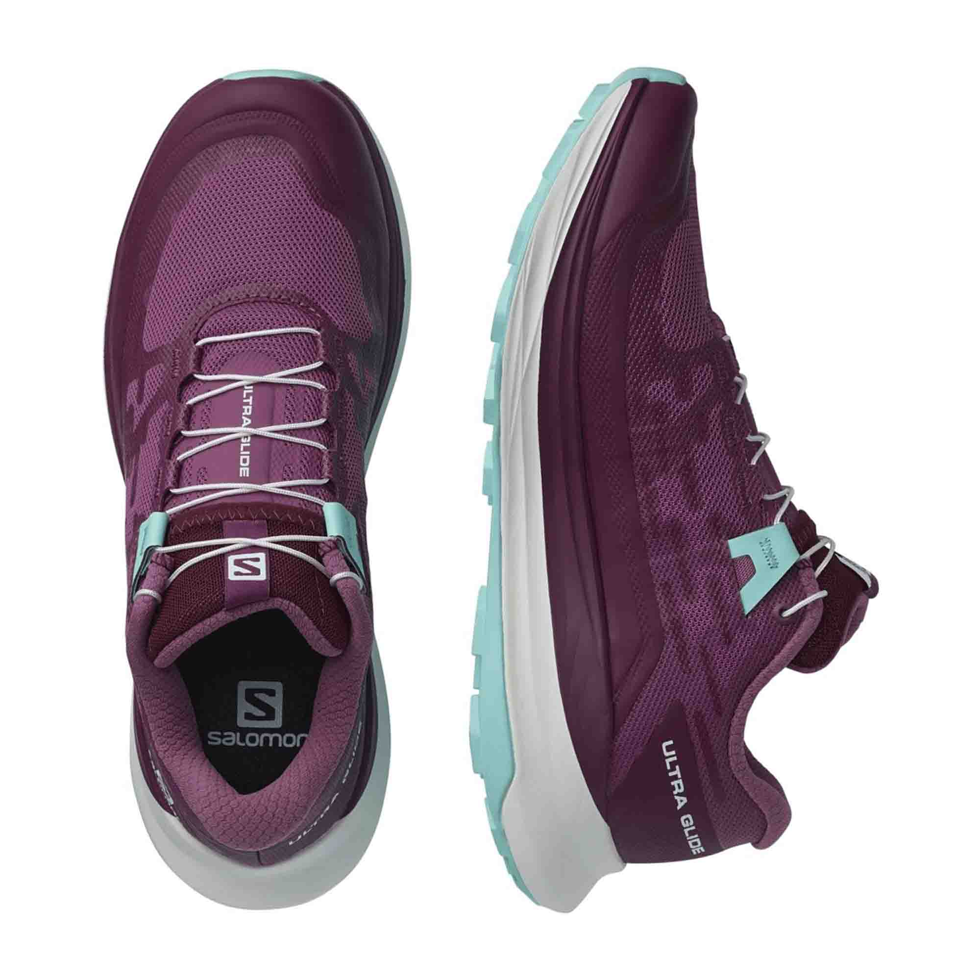 Salomon Ultra Glide for women, purple, shoes