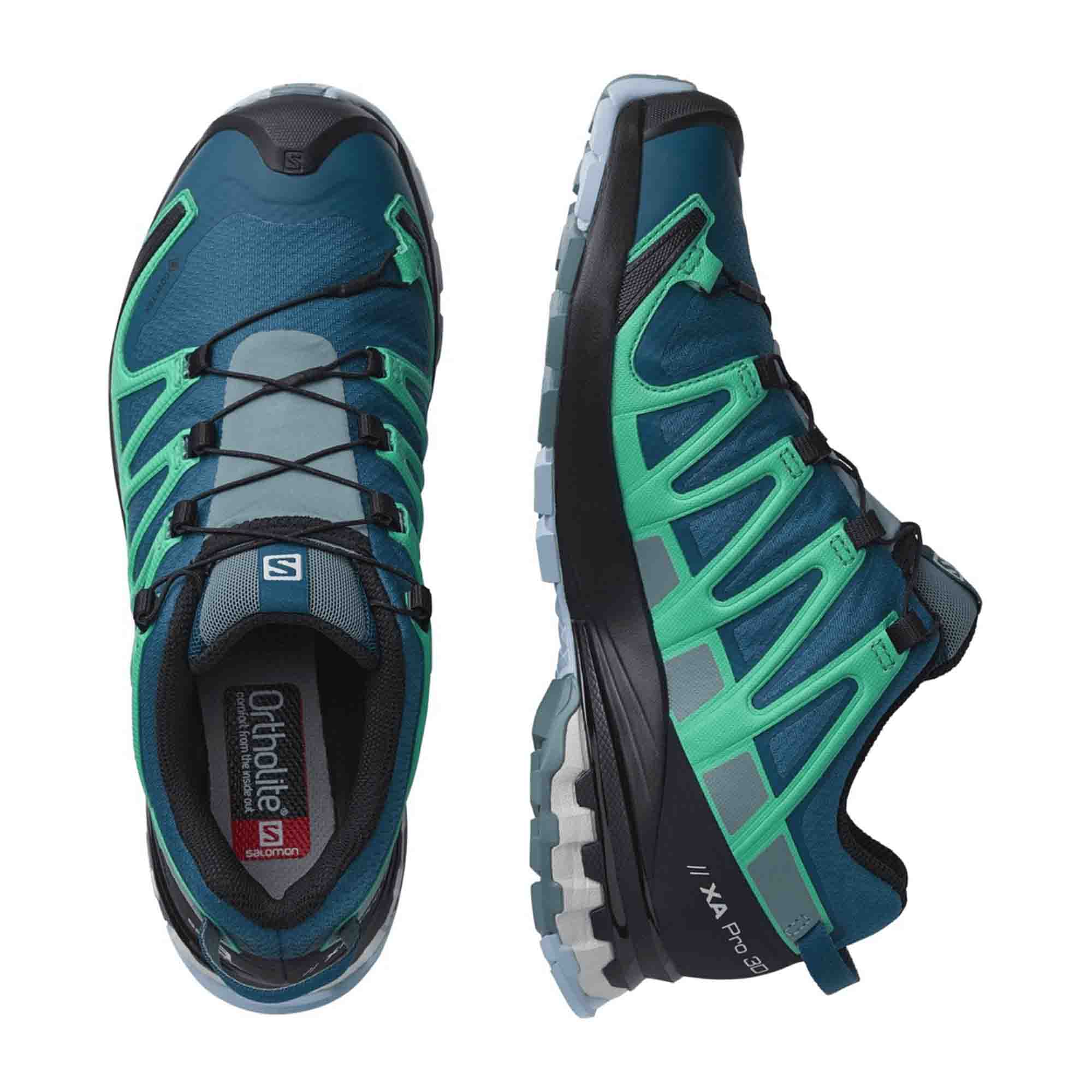 Salomon XA PRO 3D v8 GTX for women, blue, shoes