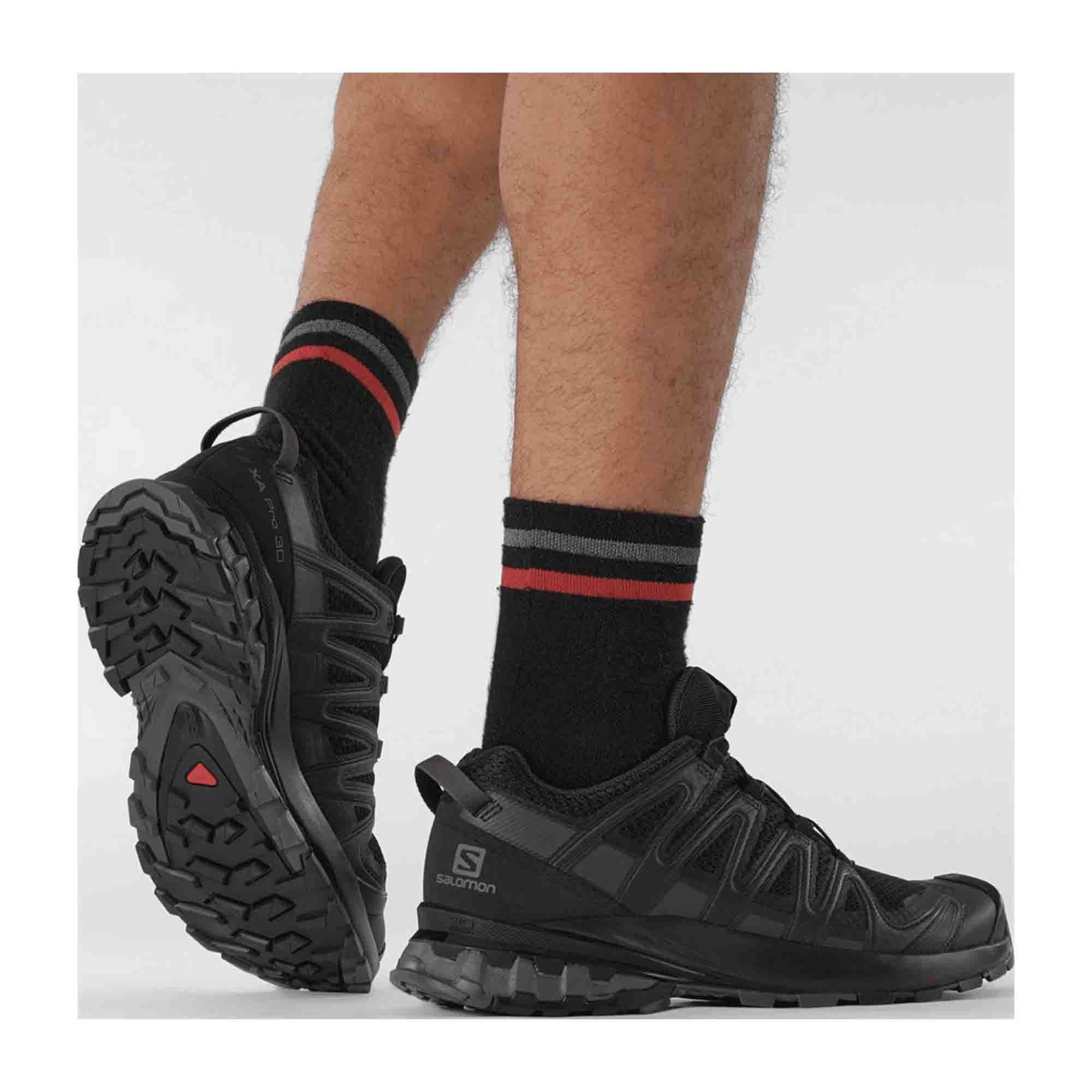 Salomon shoes XA PRO 3D v8 WIDE Black for men, black