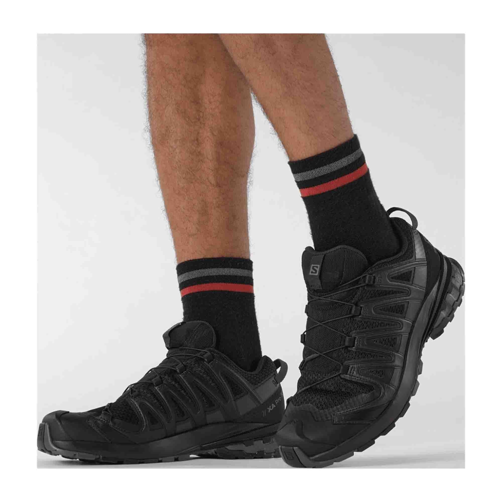 Salomon shoes XA PRO 3D v8 WIDE Black for men, black