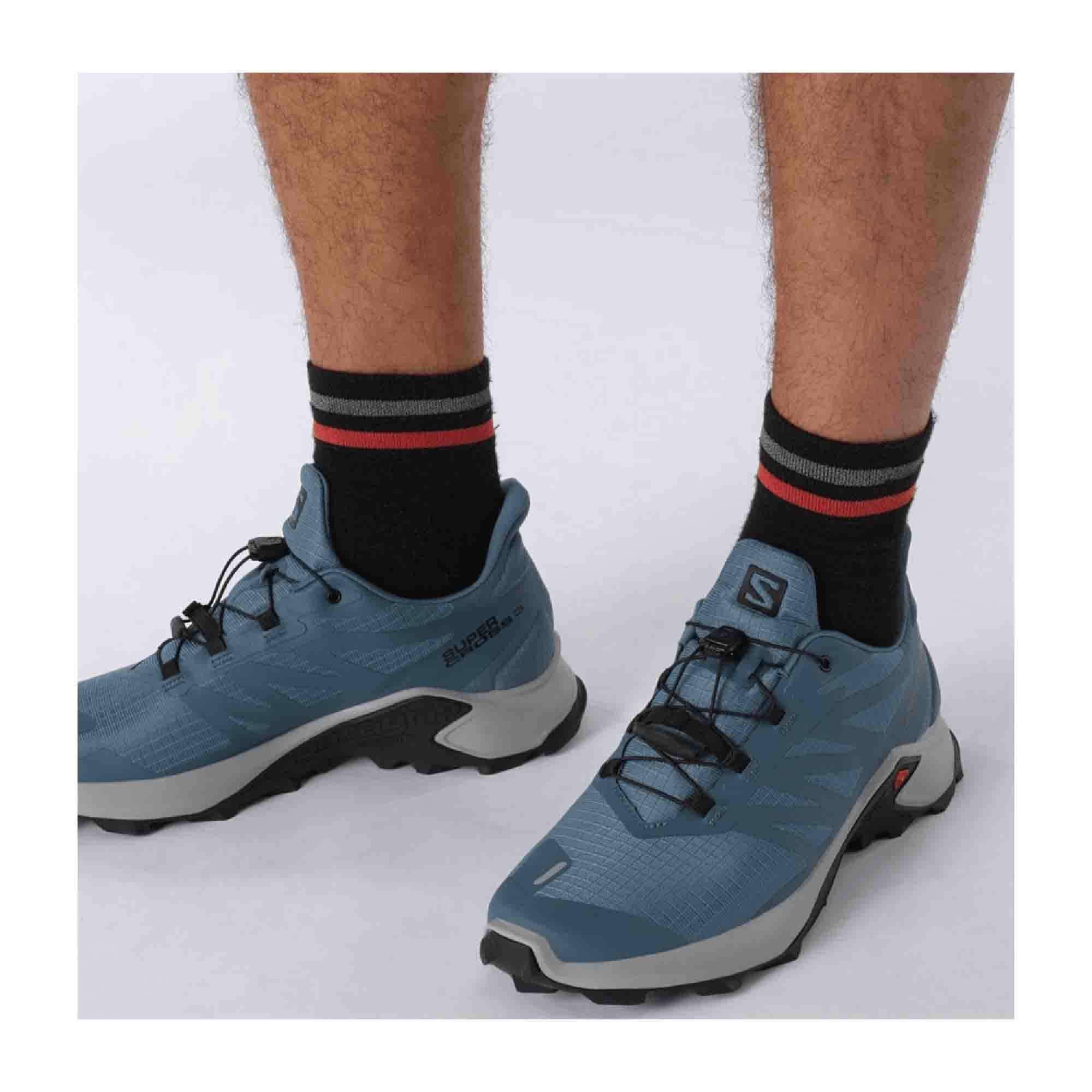 Salomon shoes SUPERCROSS 3 Mallard Bl for men, turquoise