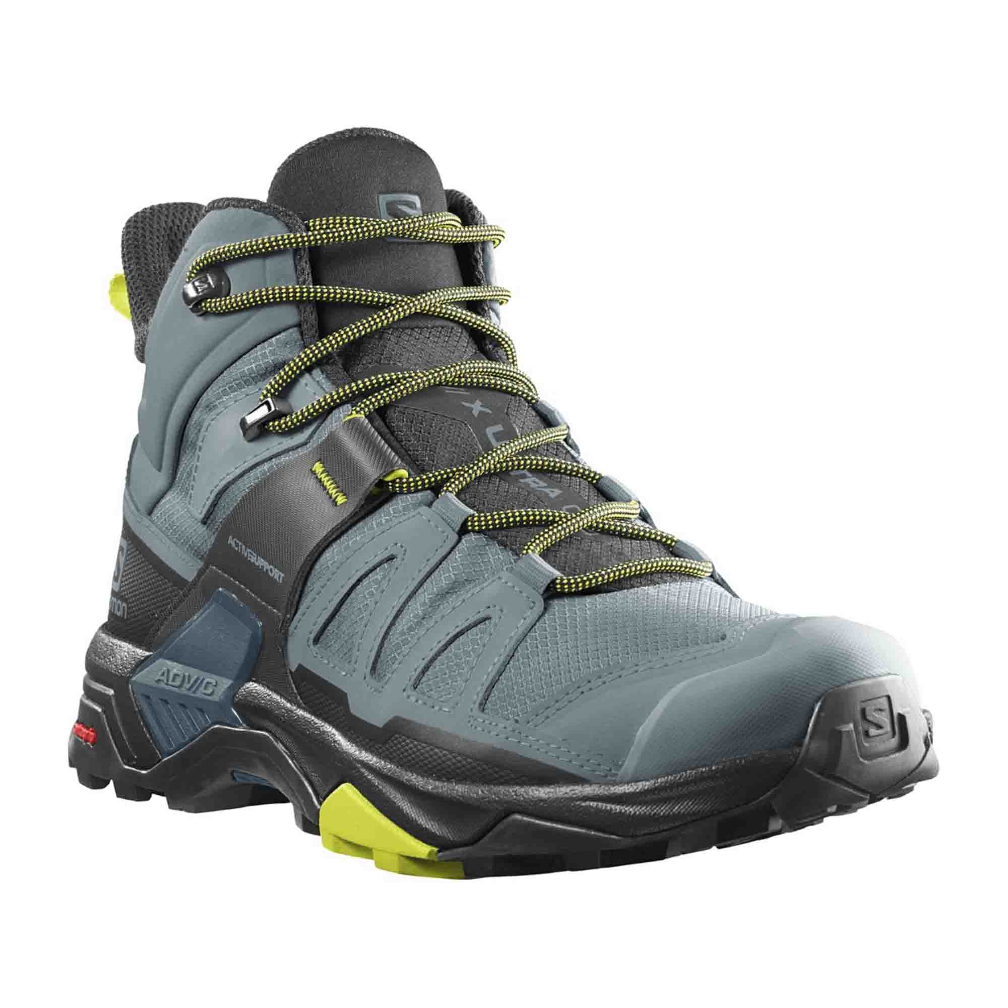 Salomon X ULTRA 4 MID GTX for men, gray, shoes