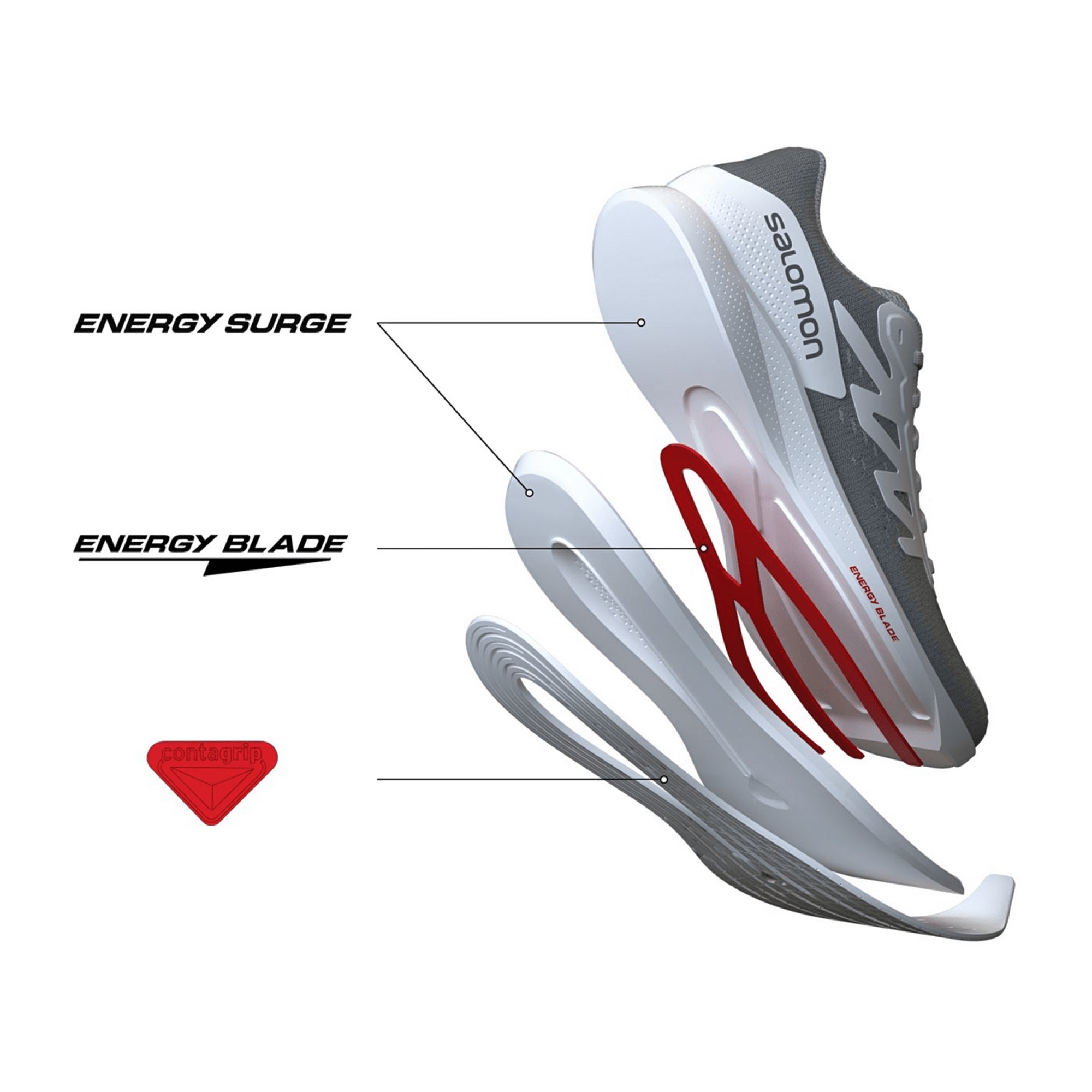 Salomon Spectur for men, red, shoes