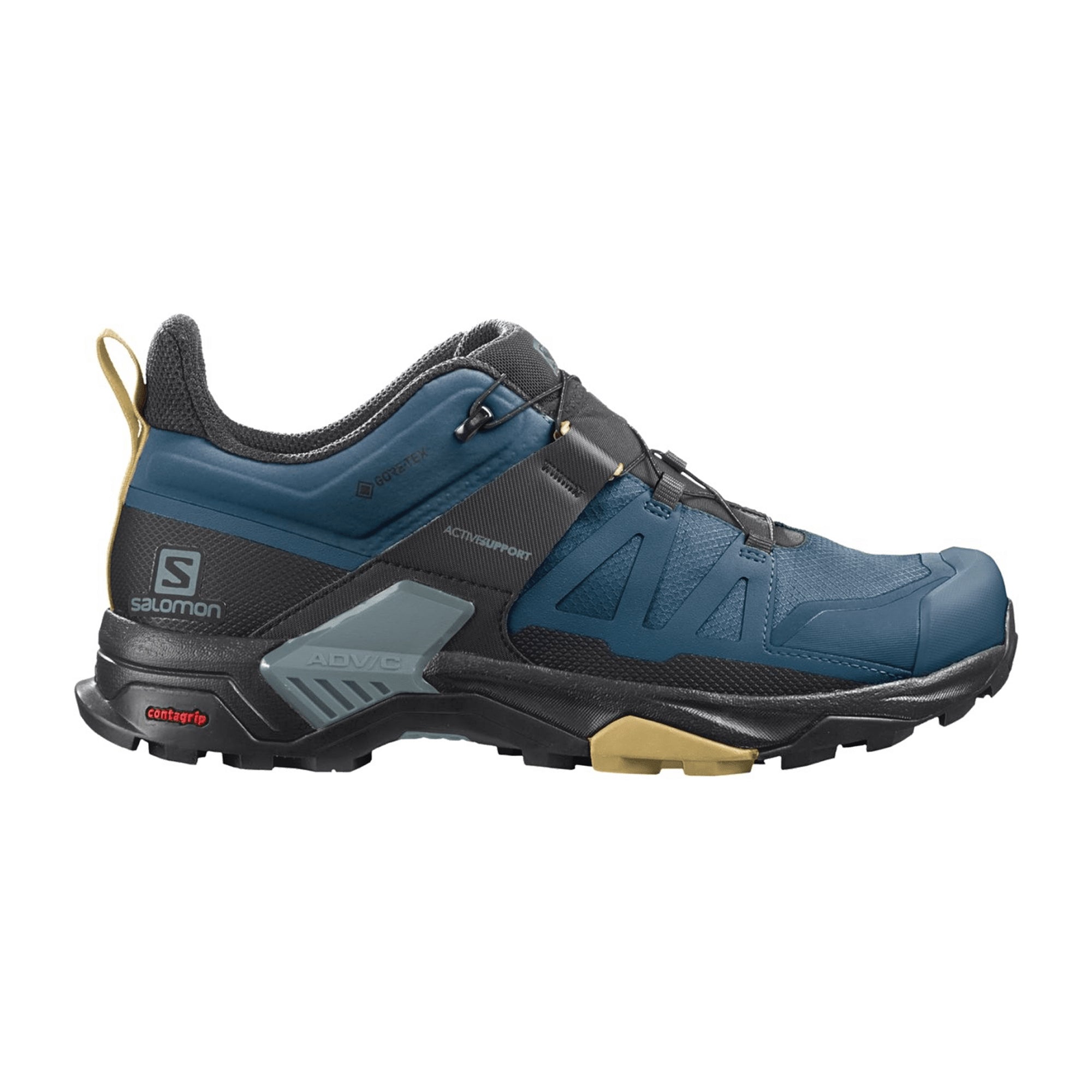 Salomon X Ultra 4 GTX for men, turquoise, shoes