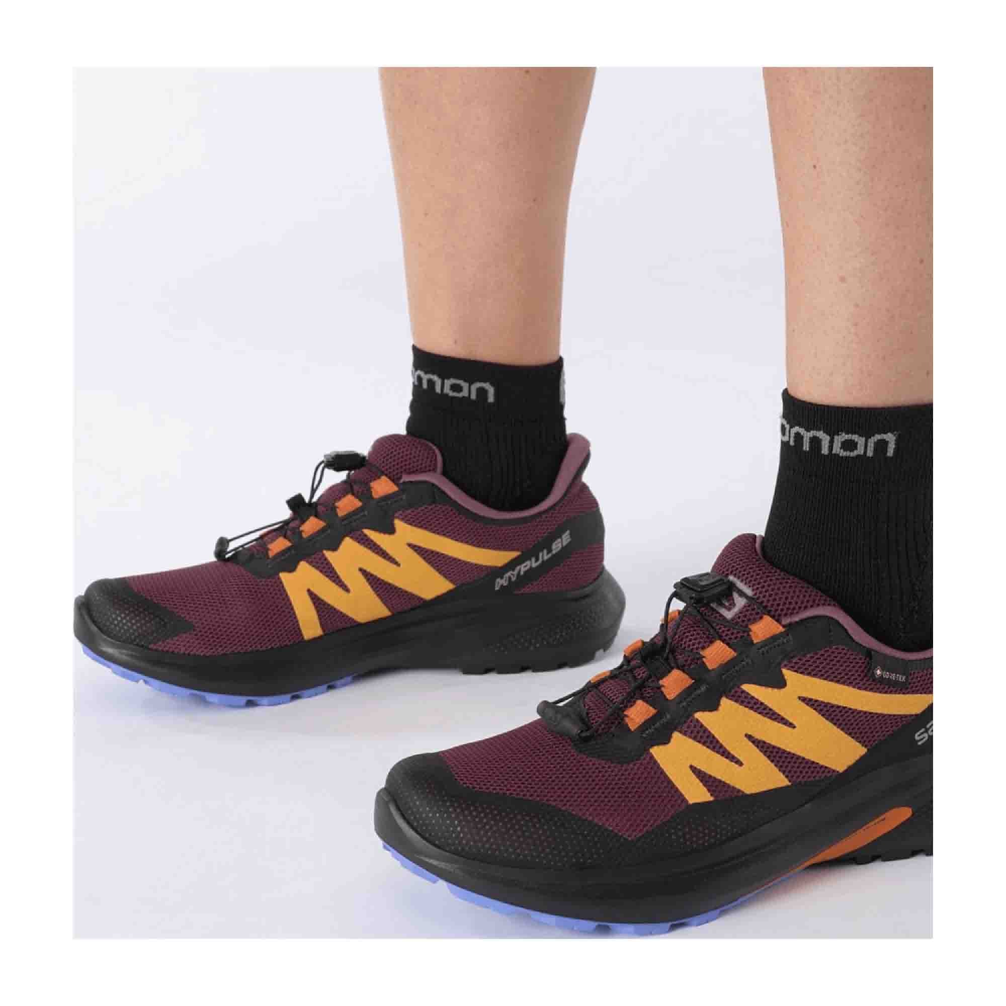 Salomon shoes HYPULSE GTX W Grape Wine/Blz for women, purple