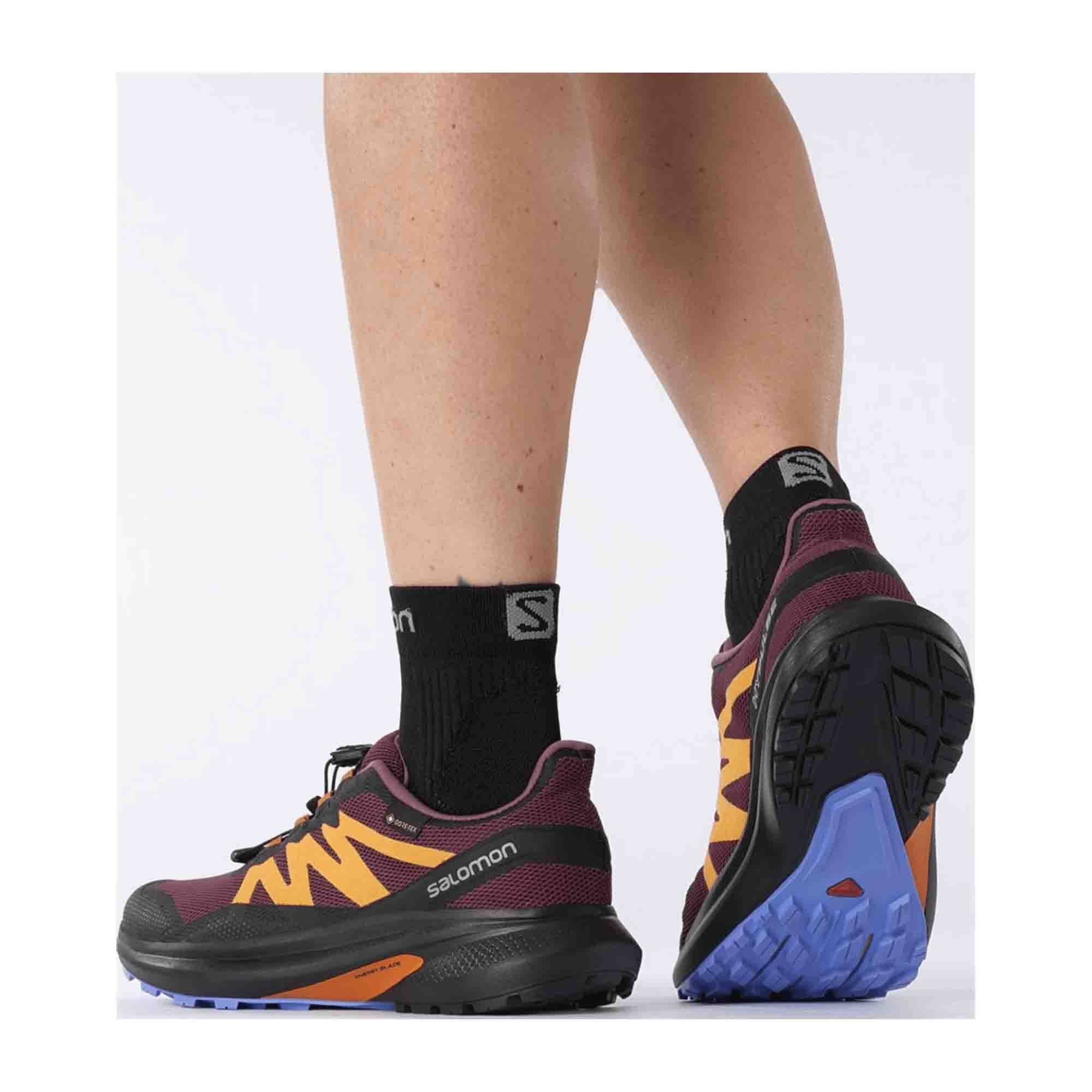 Salomon shoes HYPULSE GTX W Grape Wine/Blz for women, purple