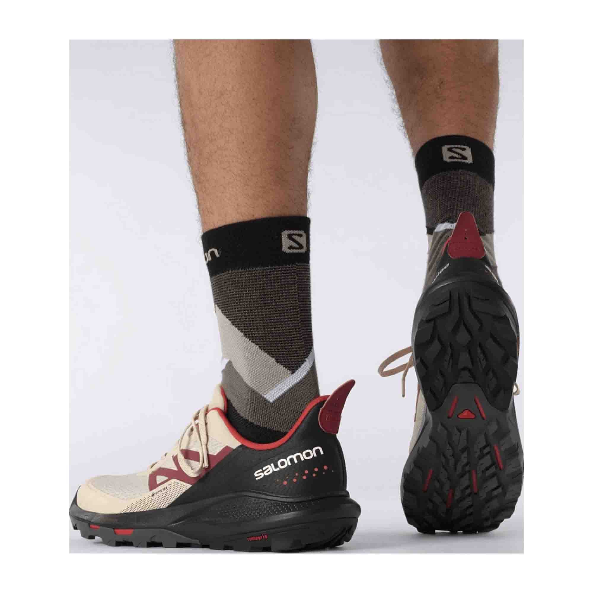 Salomon shoes OUTpulse GTX Bleached Sand/B for men, beige