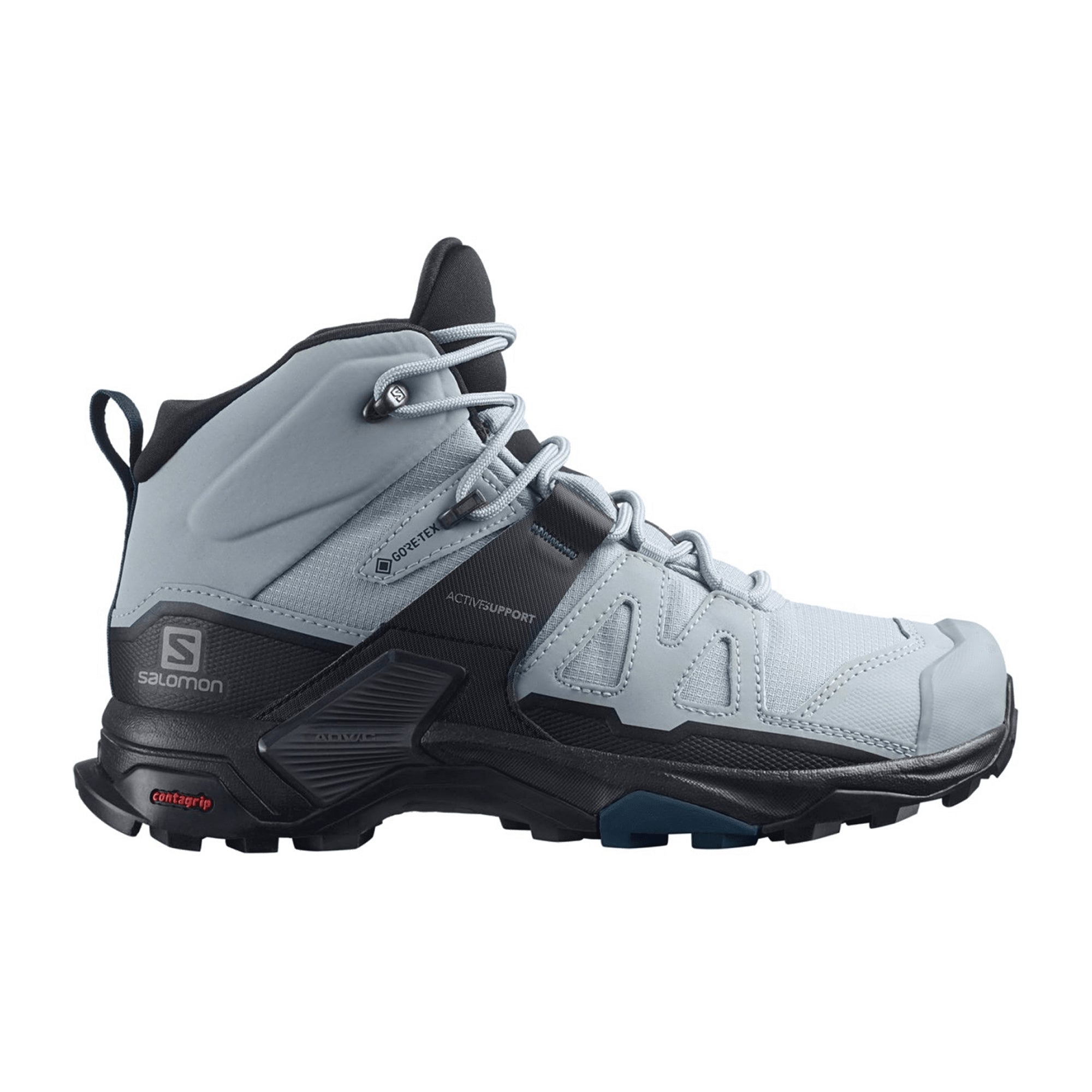Salomon shoes X ULTRA 4 MID WIDE GTX for women, gray