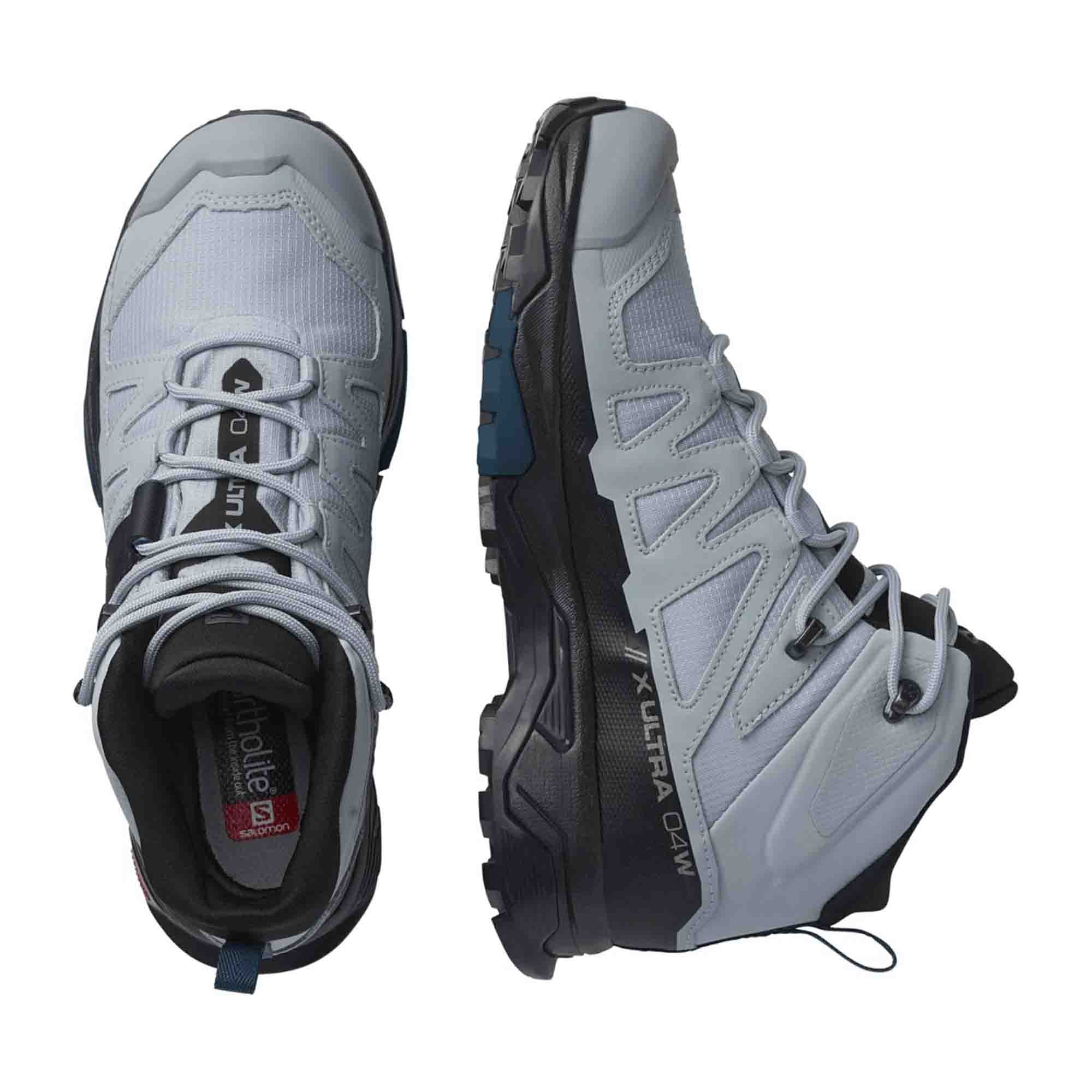 Salomon shoes X ULTRA 4 MID WIDE GTX for women, gray
