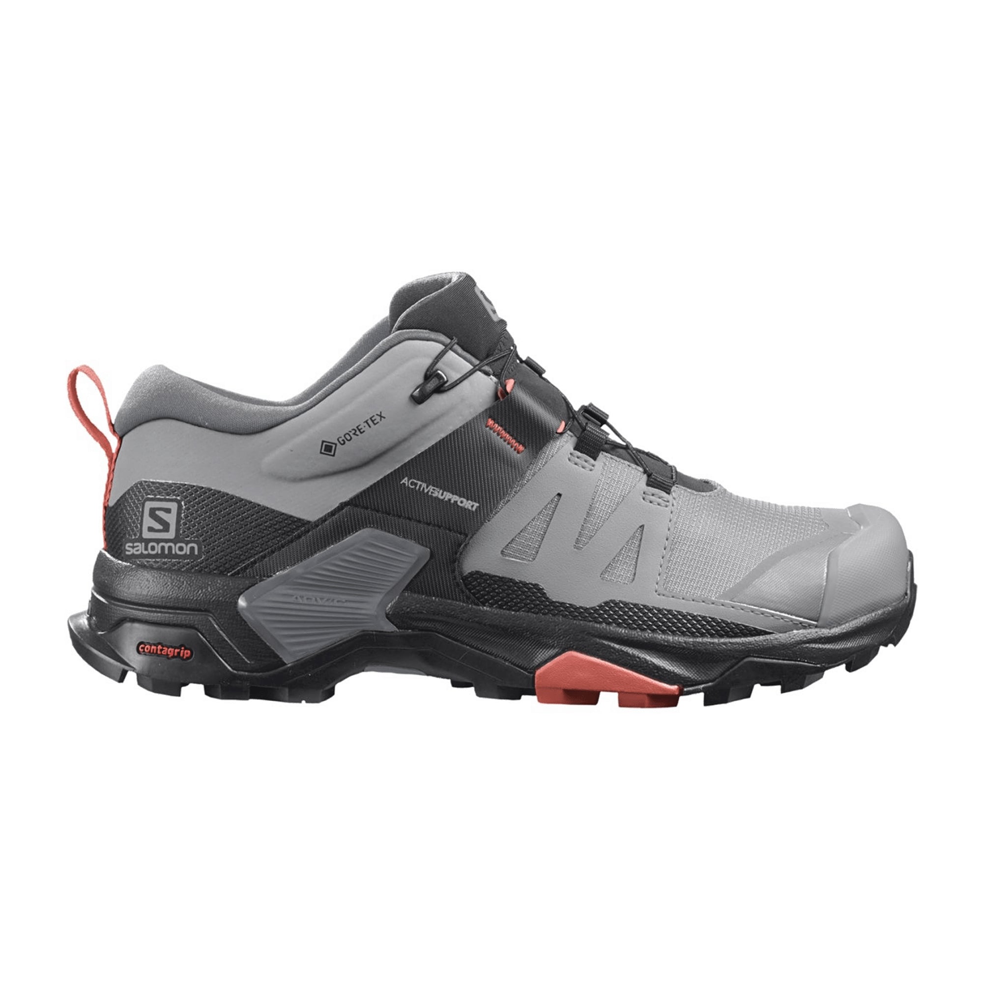 Salomon X Ultra 4 GTX for women, silver, shoes