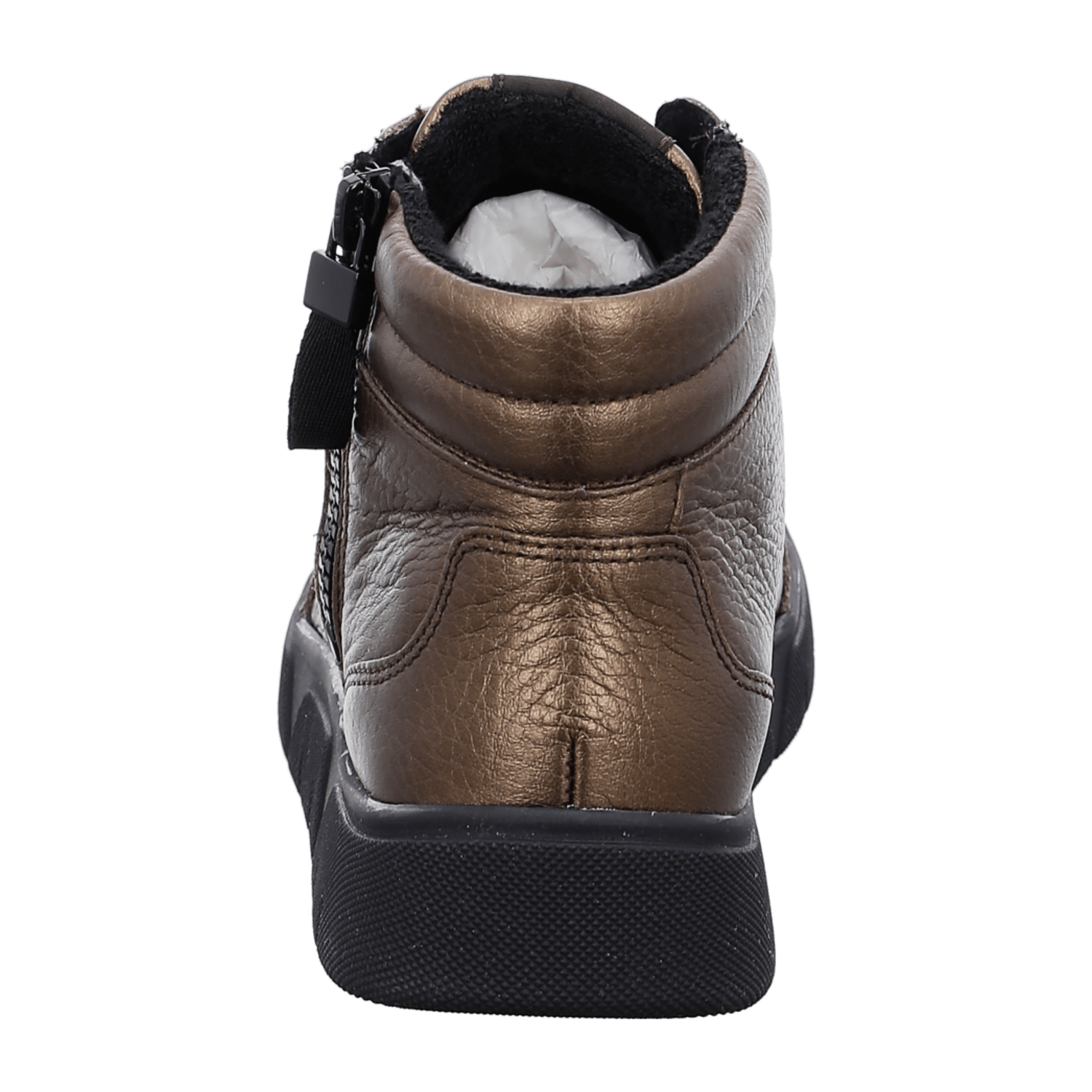 ARA ROM Women's Suede Sneakers in Brown Round Toe Lace-Up Shoes