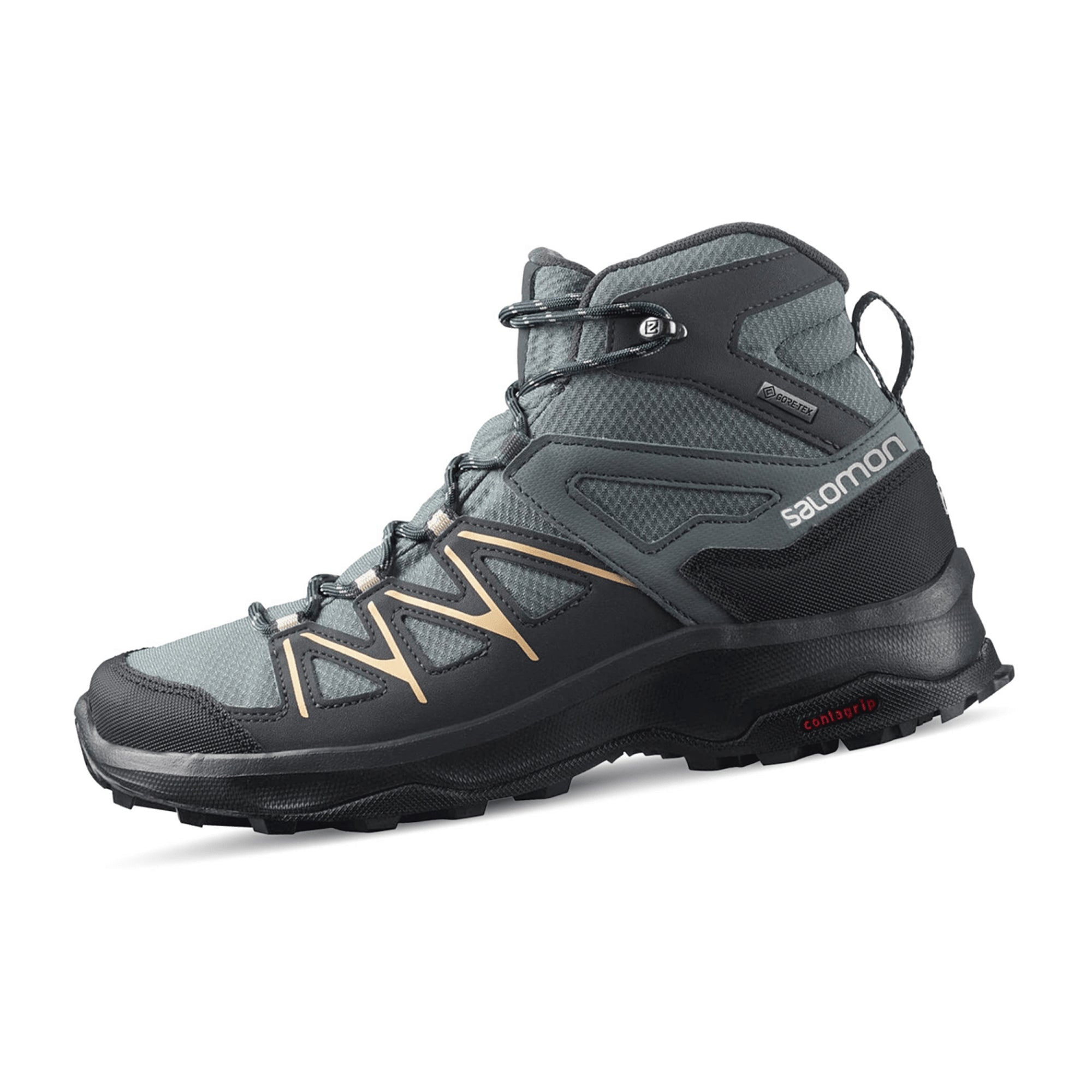 Salomon shoes DAINTREE MID GTX W StoW for women, gray