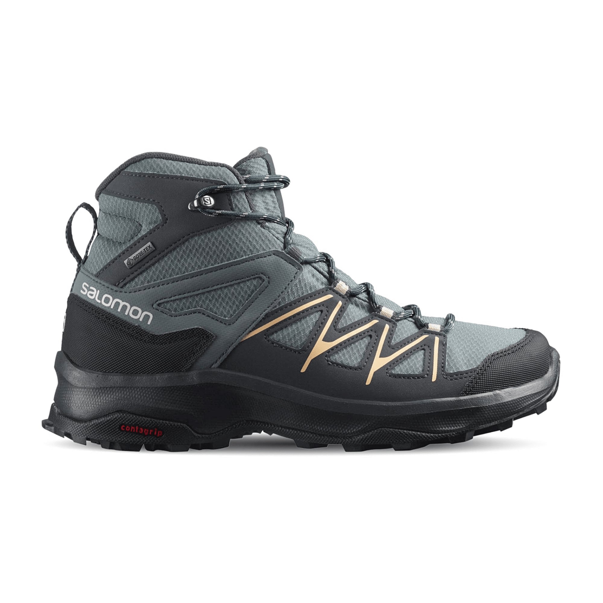 Salomon shoes DAINTREE MID GTX W StoW for women, gray