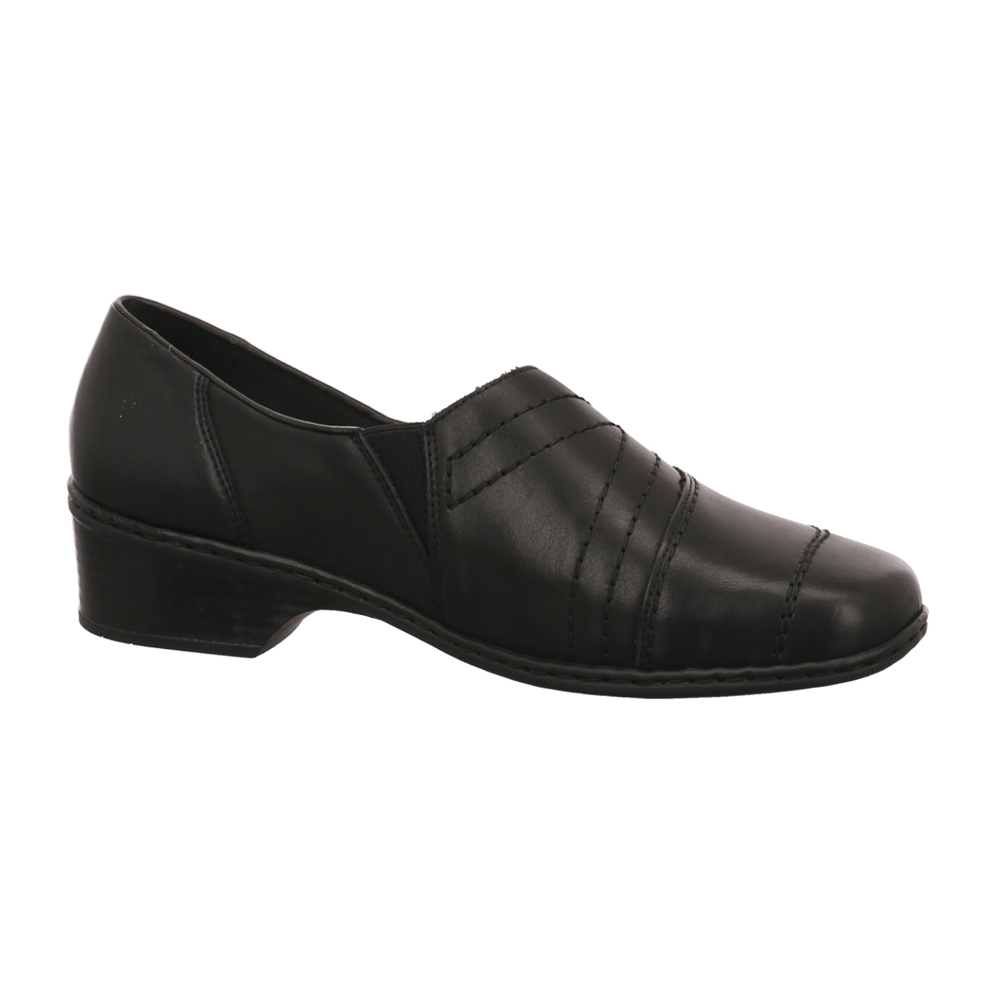 Rieker Comfortable Black Slippers for Women Stylish and Versatile Footwear